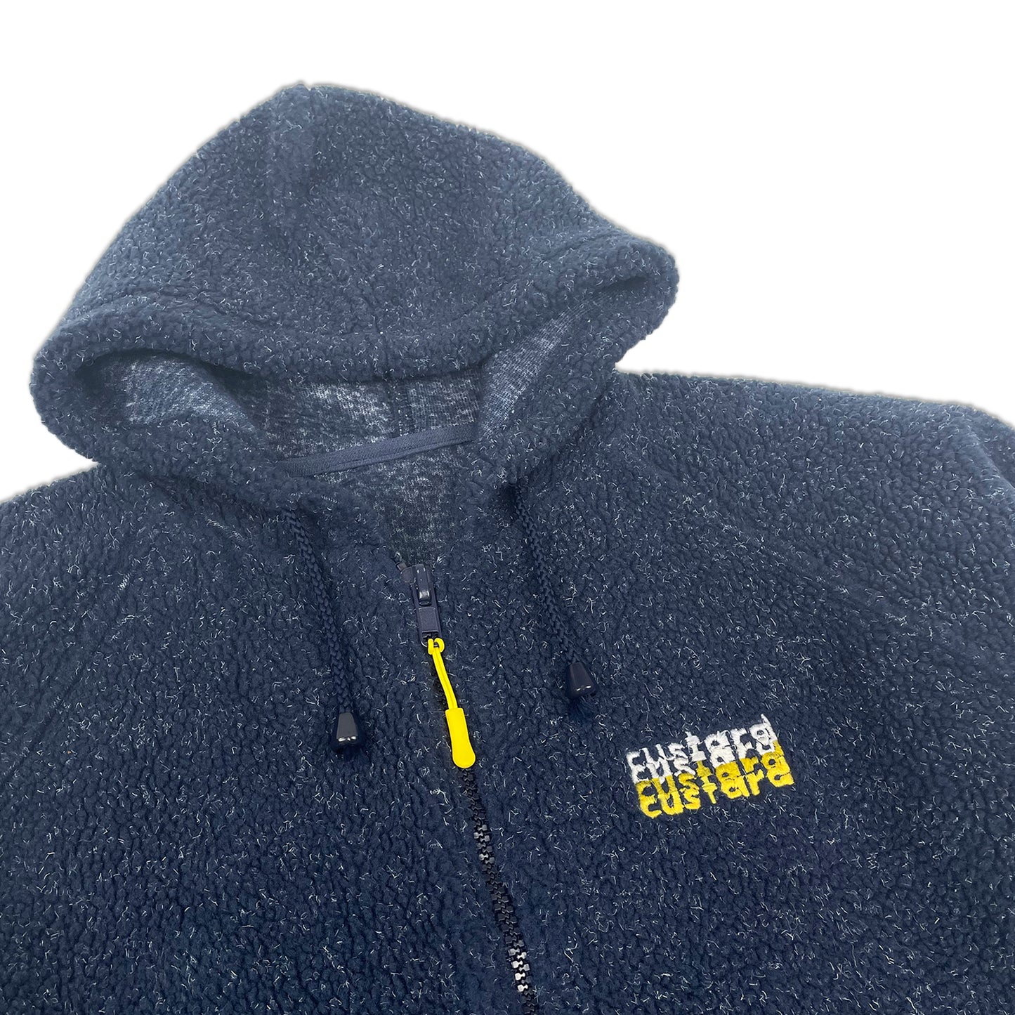 Custard Reclaimed Fleece Hoodie | Size Medium