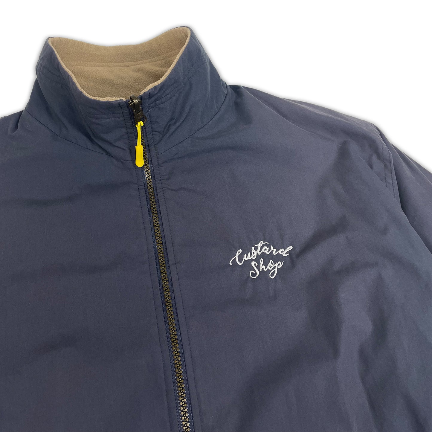 Custard Reclaimed Full-zip Jacket | Size Large