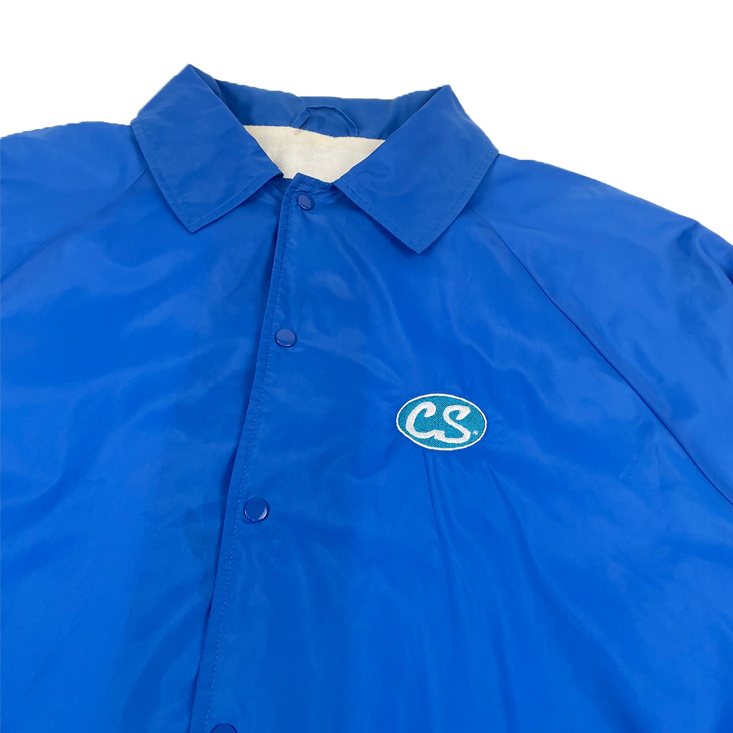 Custard Reclaimed Coach Jacket | Size Medium