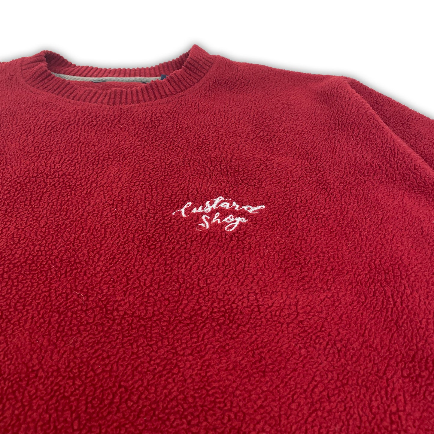 Custard Reclaimed Fleece Sweatshirt | Size Large
