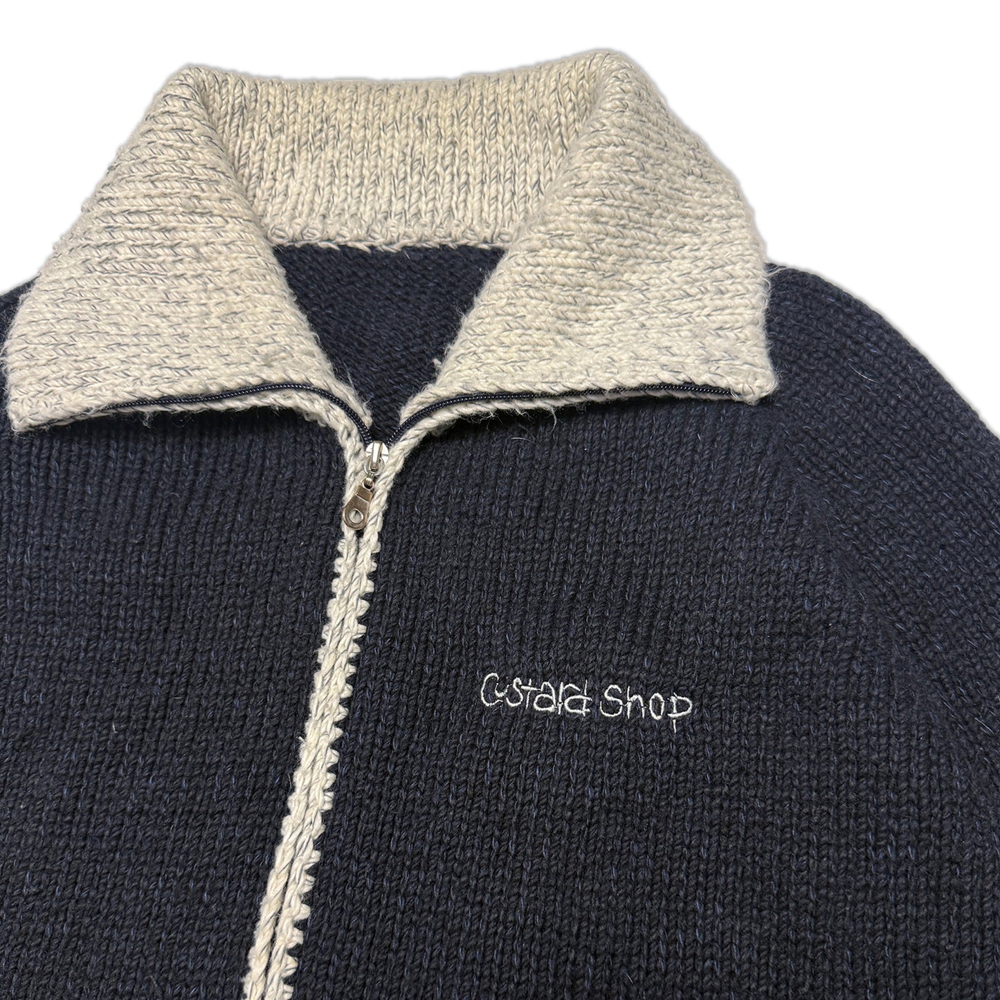Custard Reclaimed Pattern Jumper | Size X-Large