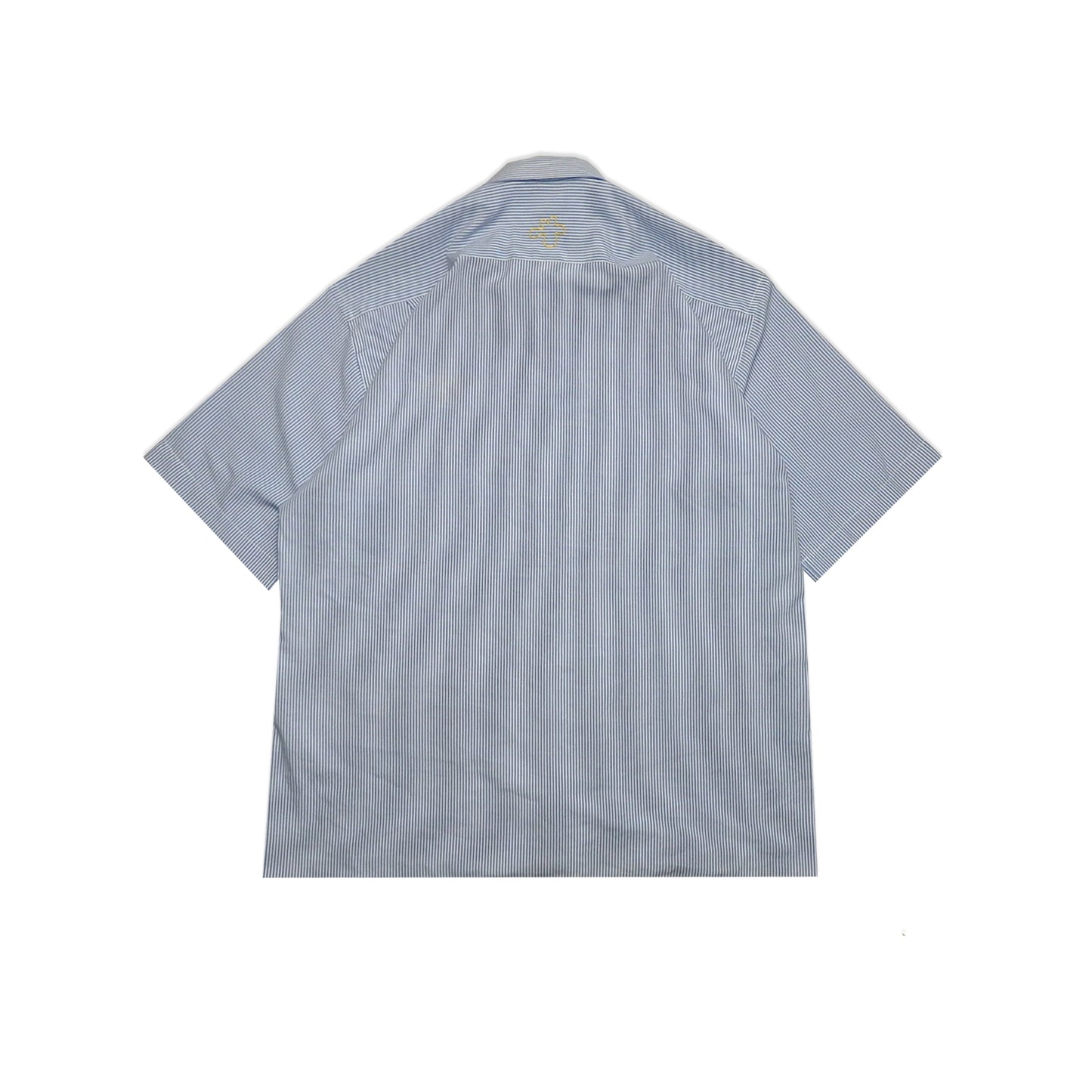 Custard Reclaimed Blue Check Shirt | Size Large