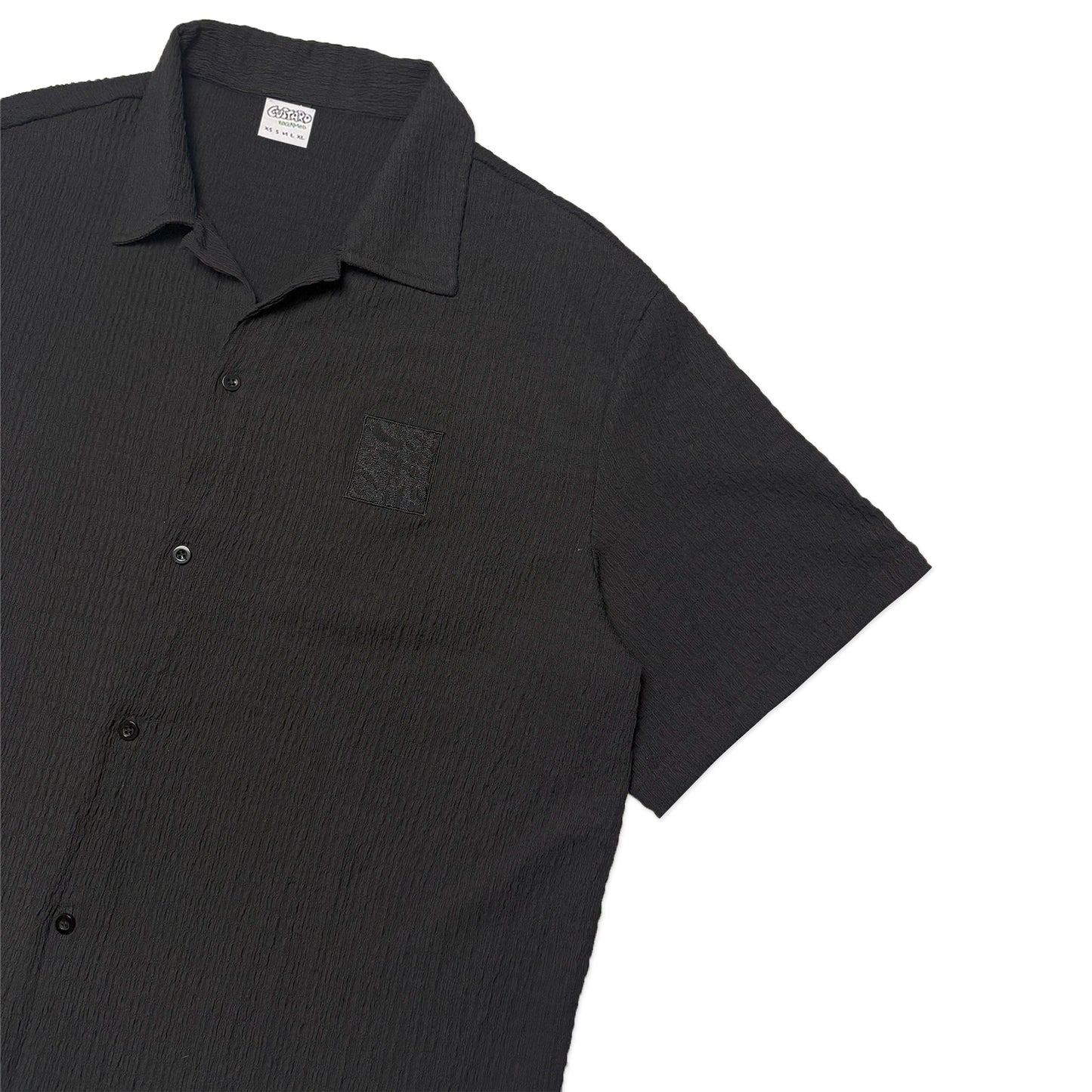 Custard Reclaimed Black Shirt | Size Medium