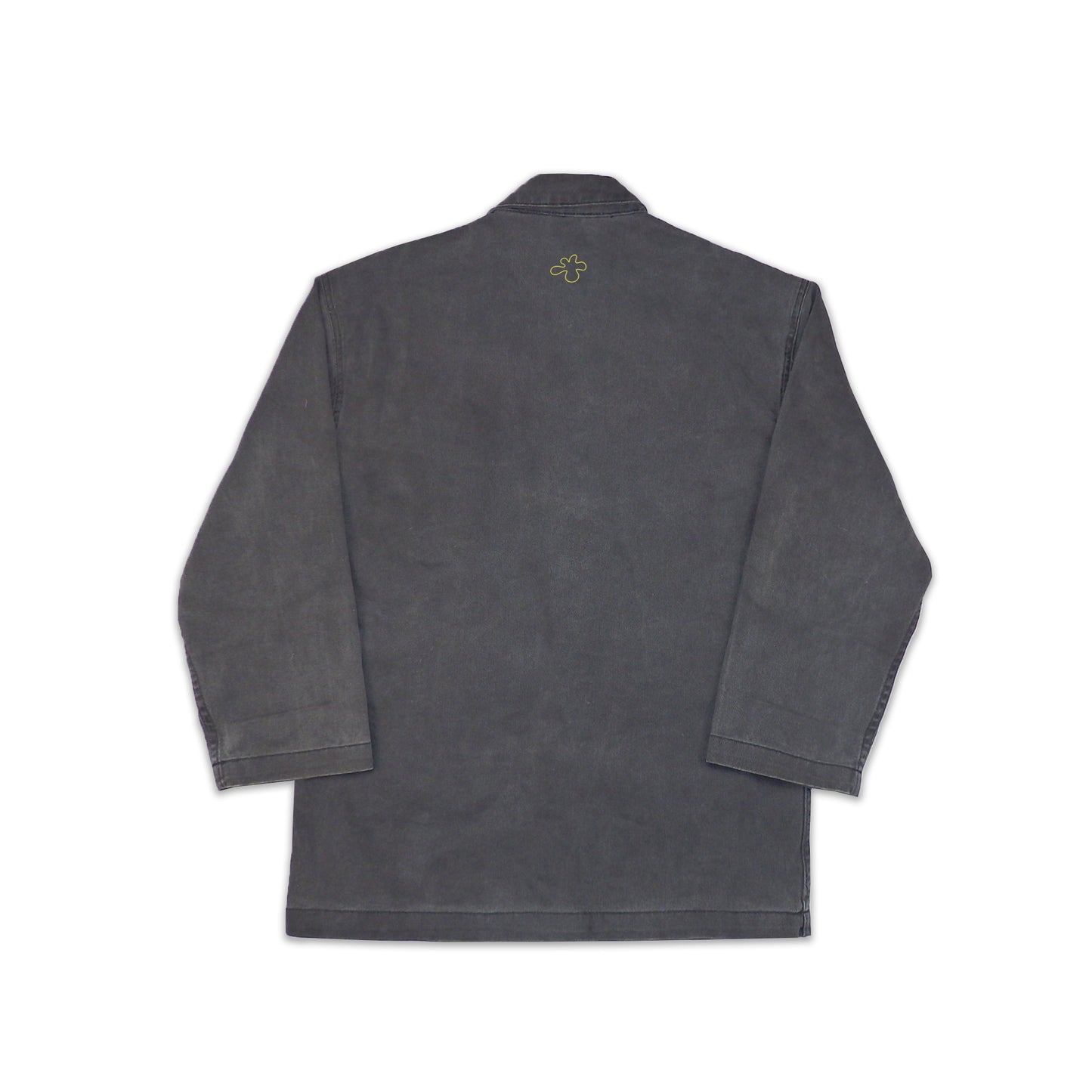 Custard Reclaimed Grey Chore Workers Jacket | Size Large