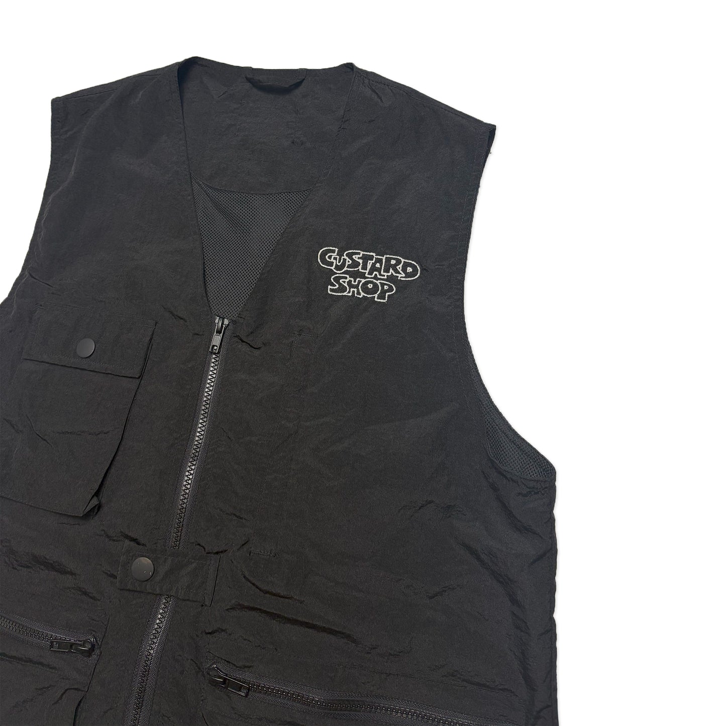 Custard Reclaimed Utility Vest | Size Medium