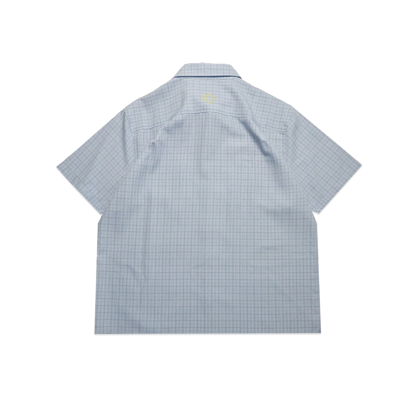 Custard Reclaimed Blue Check Shirt | Size Large/XL