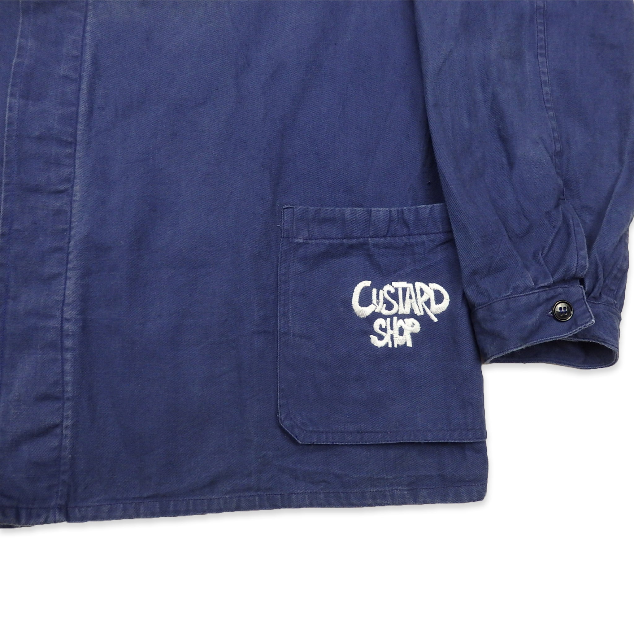 Custard Reclaimed Navy Chore Jacket | Size M/L