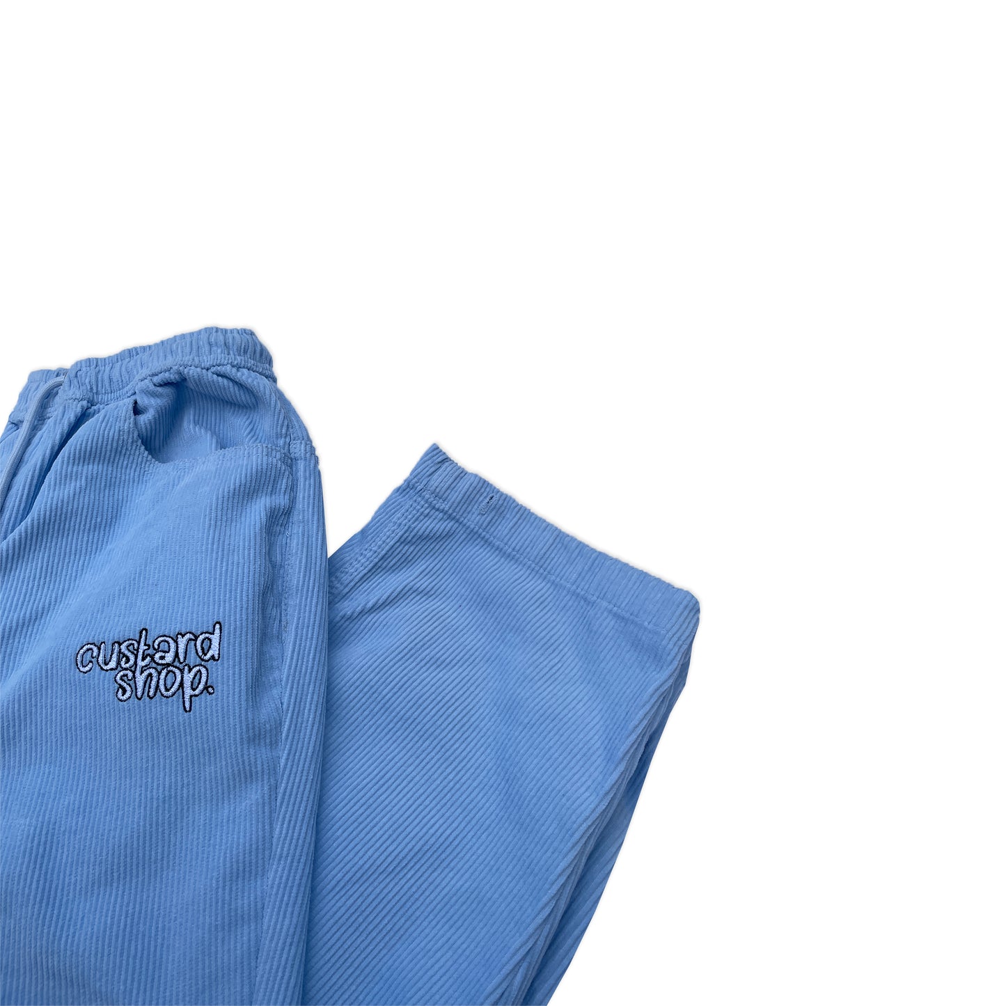 Custard Reclaimed Blue Cord Trouser | Size 34"/32"