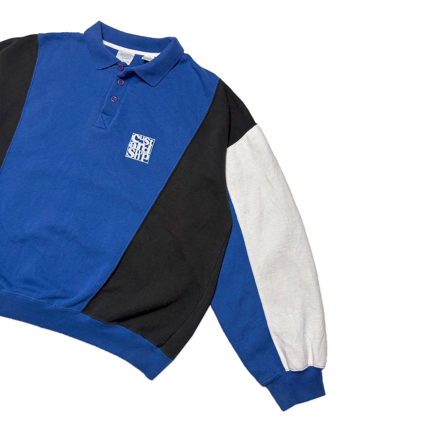 Custard Reclaimed Button Shirt | Size Large