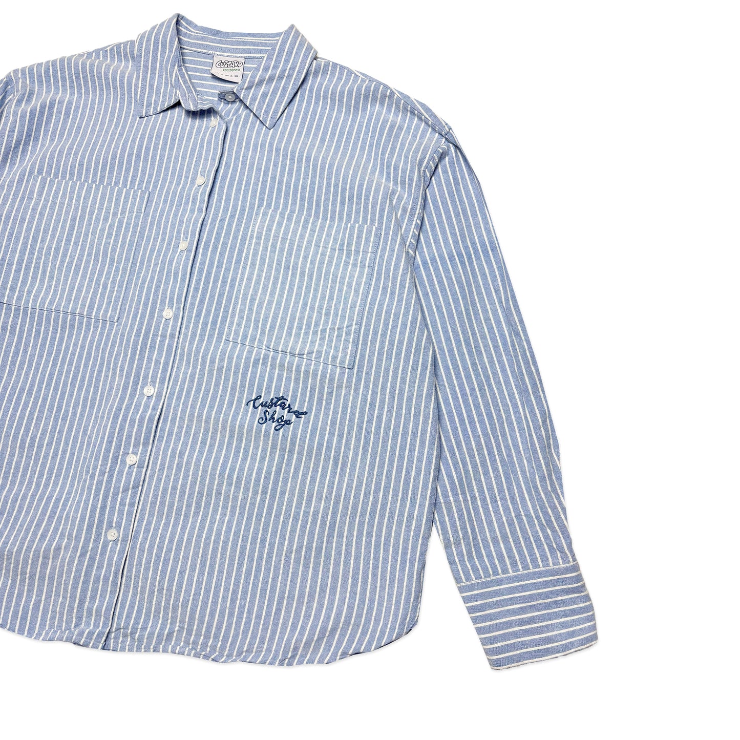 Custard Reclaimed Stripe Shirt | Size Medium