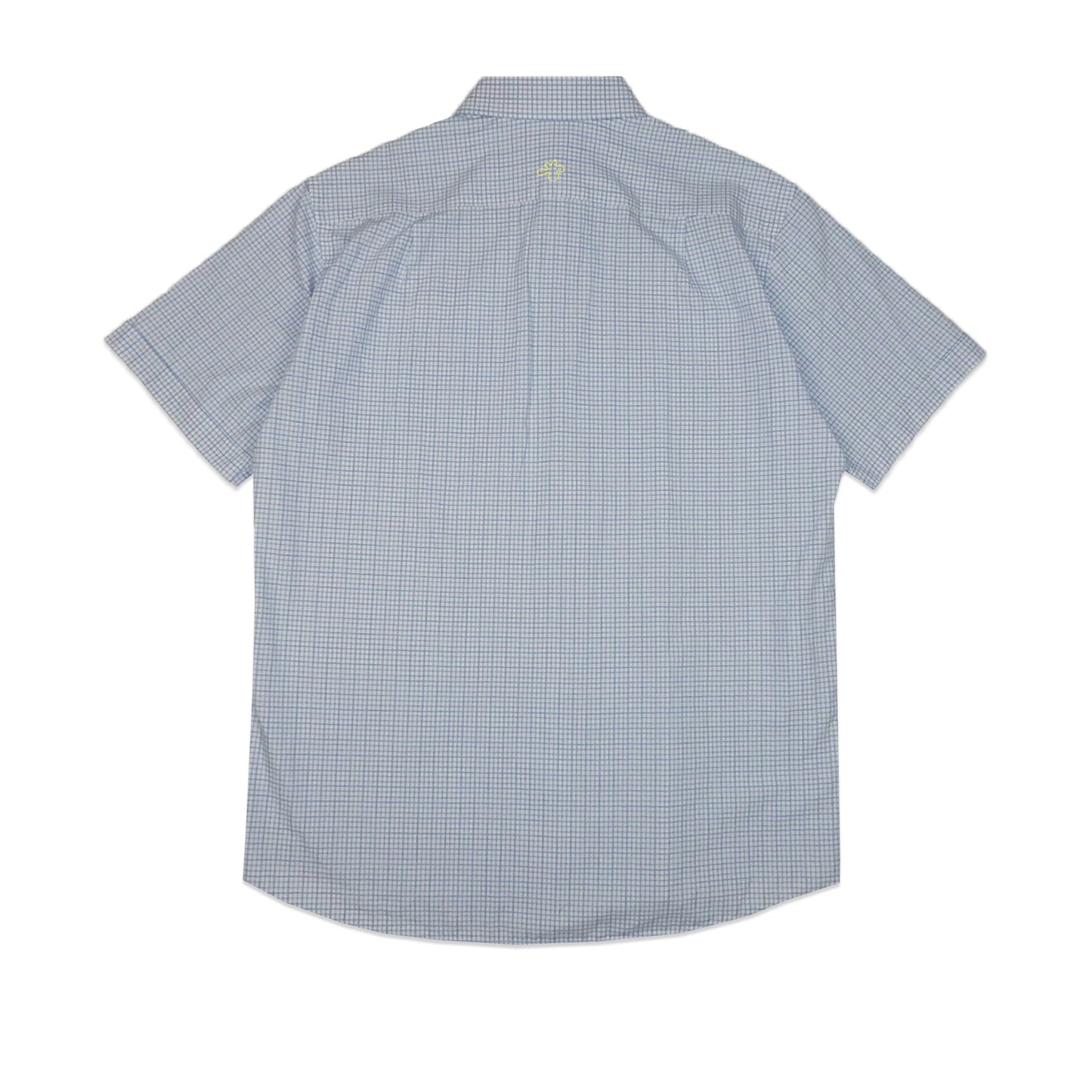 Custard Reclaimed Blue Check Shirt | Size Medium