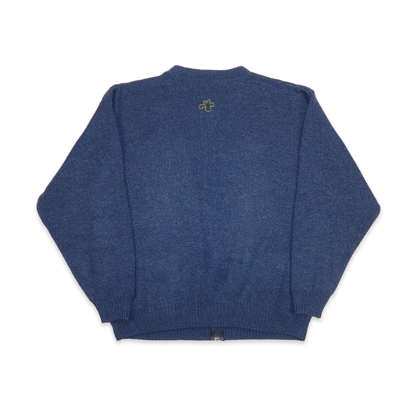 Custard Reclaimed Pattern Zip Cardigan | Size Medium