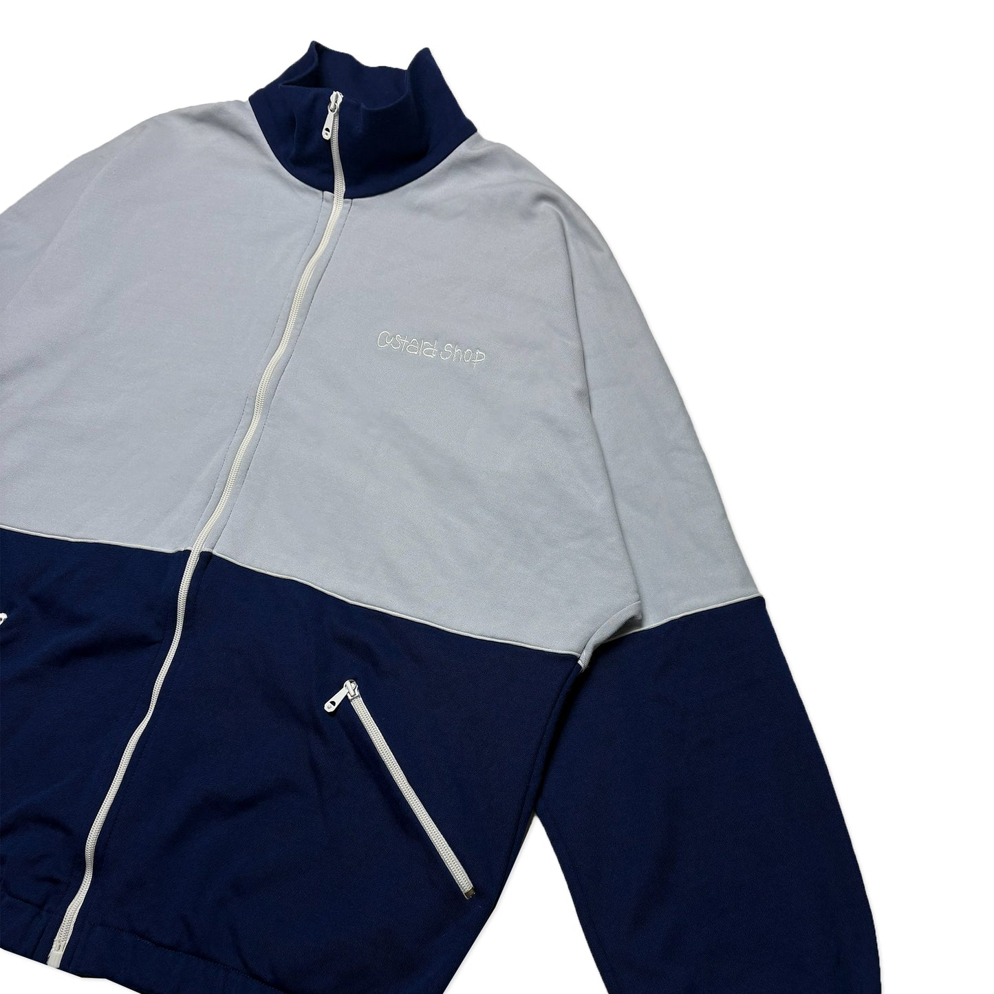 Custard Reclaimed Zip Sweatshirt | Size Medium