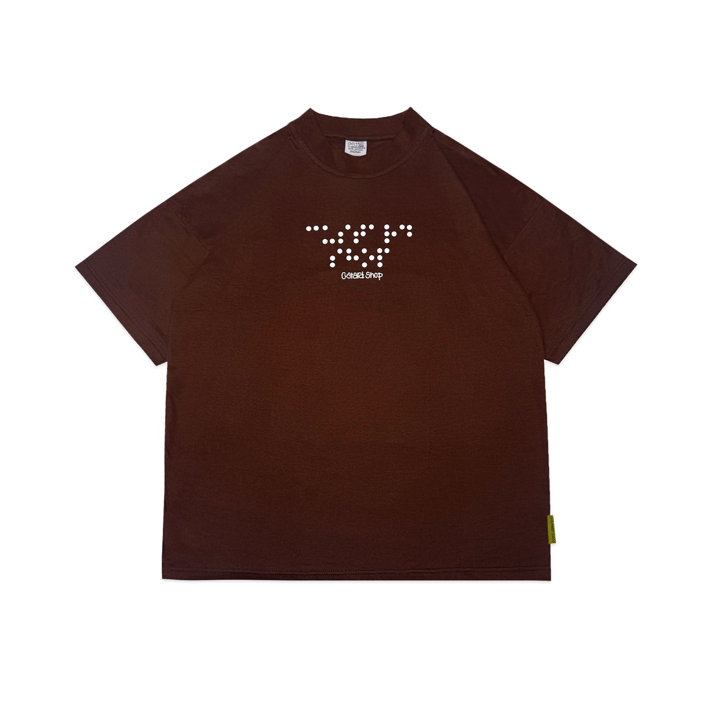 Lightweight Braille T-Shirt | Brown