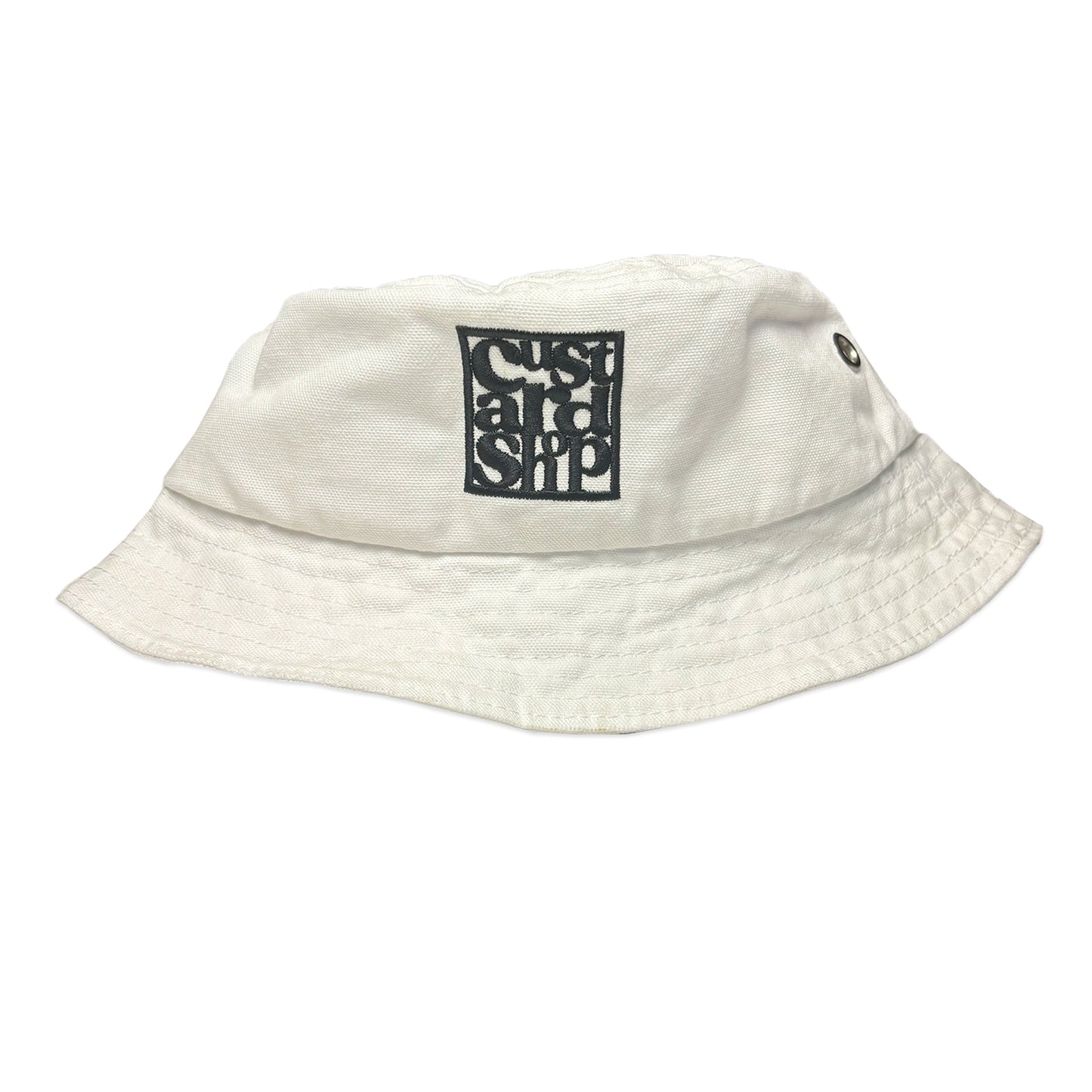 Canvas Spellout Bucket Hat | One Size