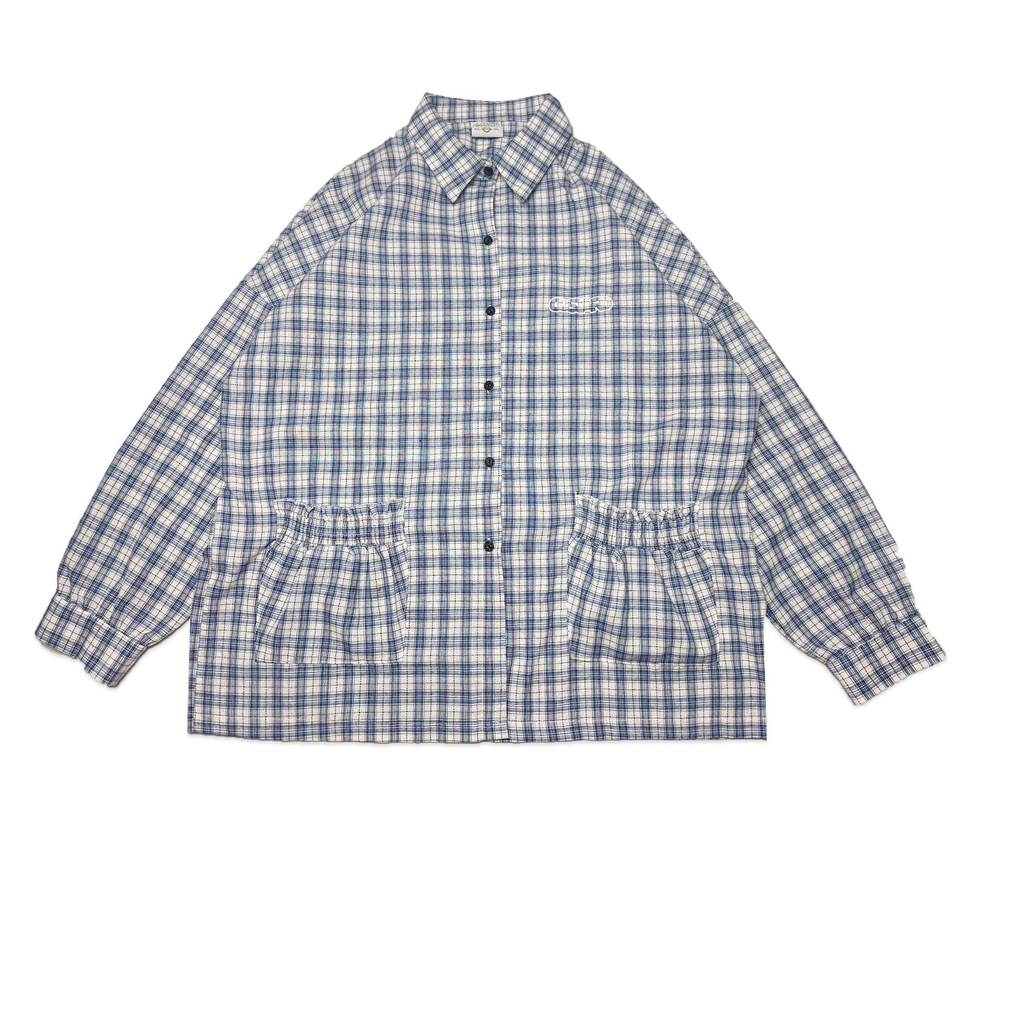 Custard Reclaimed Button Overshirt | Size Medium