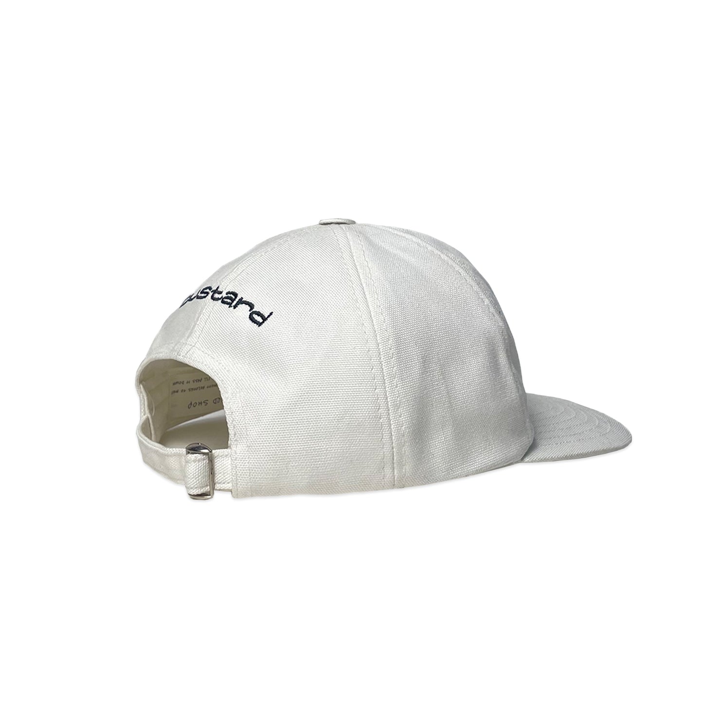 Canvas White 6 Panel Spellout Cap