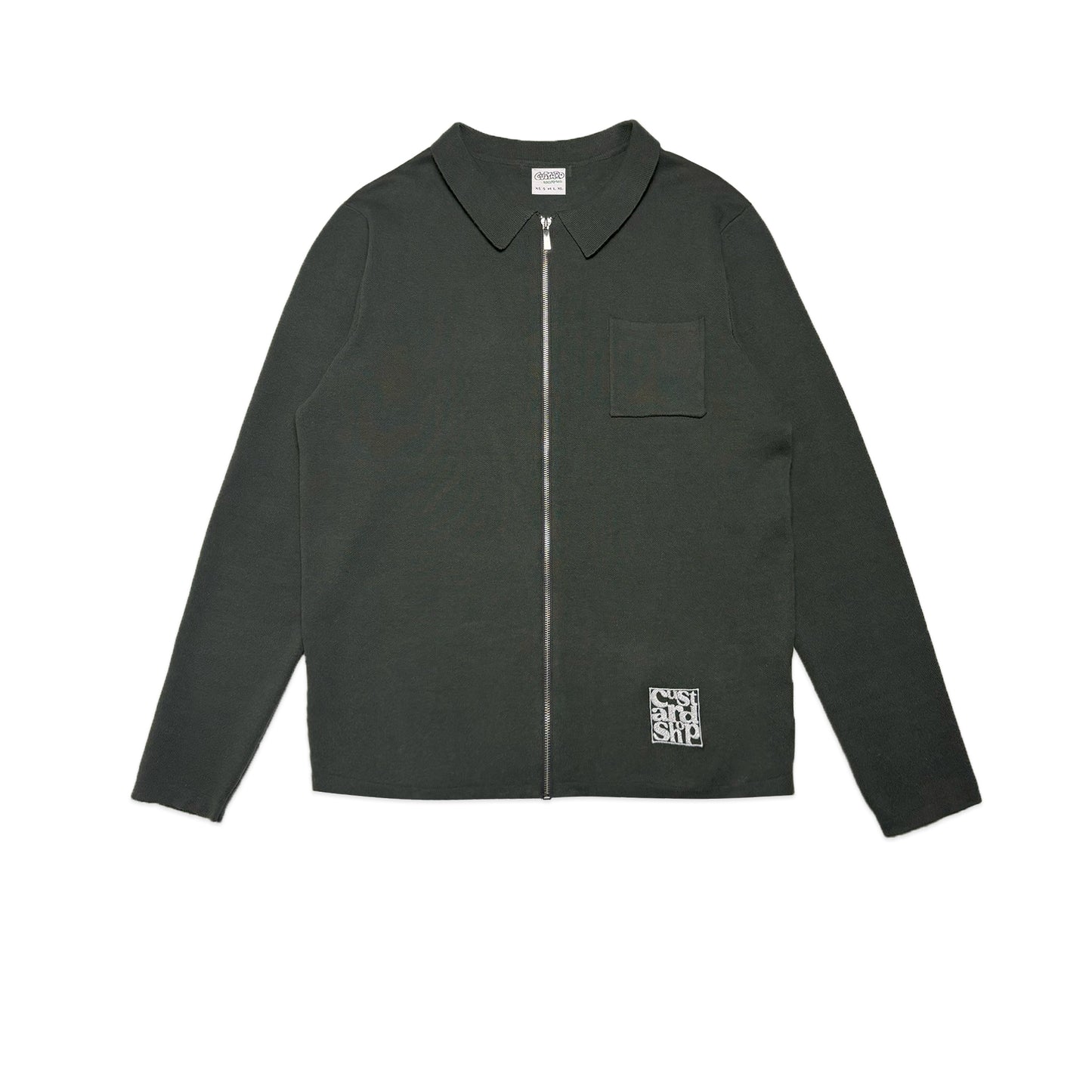 Custard Reclaimed Zip-up Cardigan | Size Medium