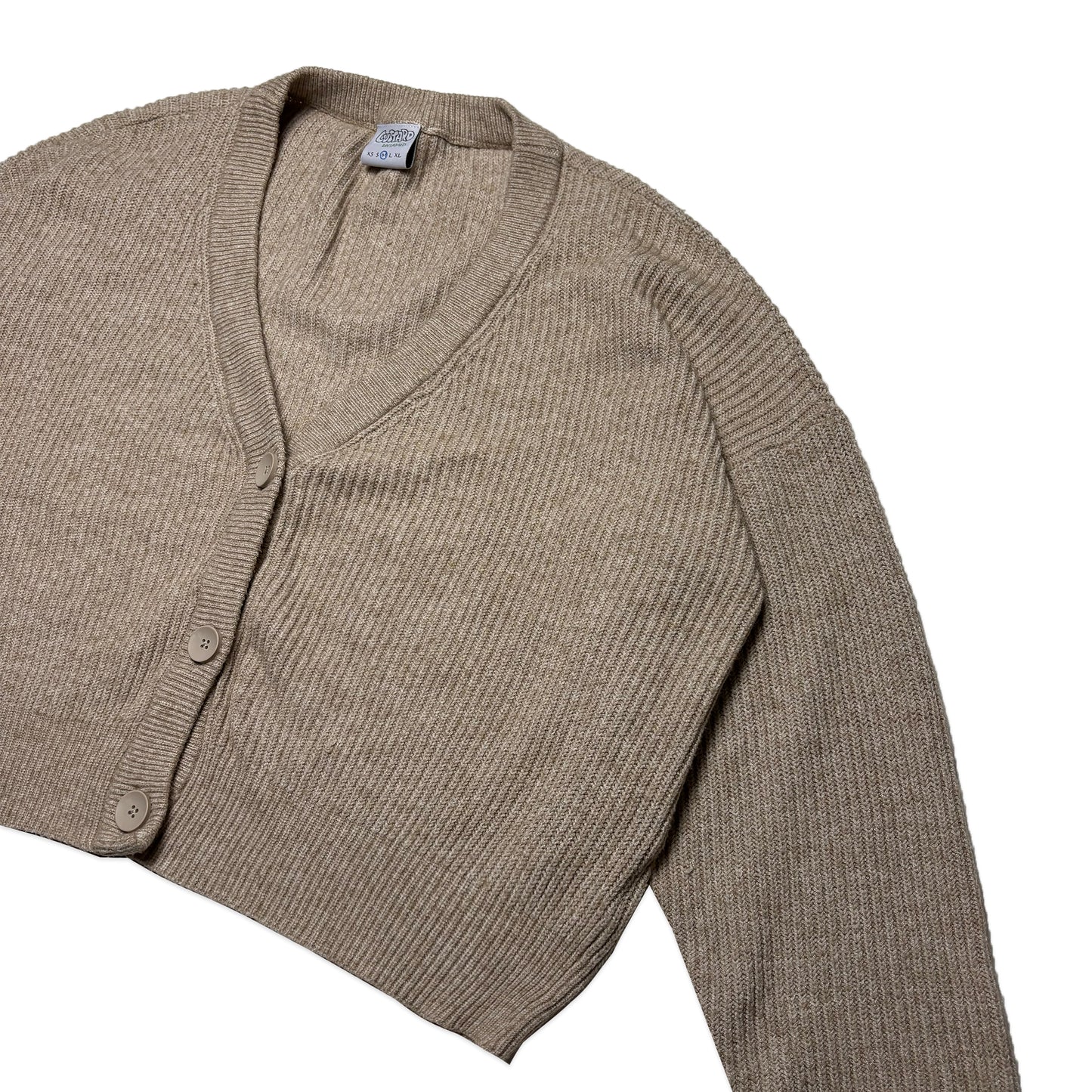 Custard Reclaimed Button Cardigan | Size Medium
