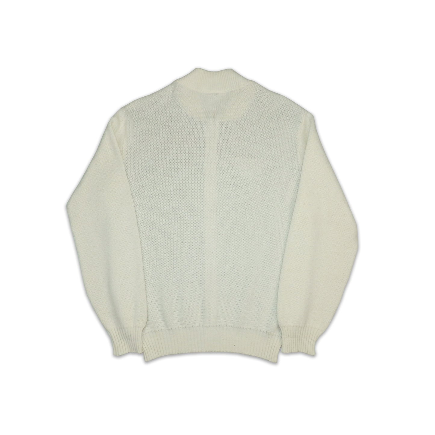 Custard Reclaimed Full-Zip Cardigan | Size Medium