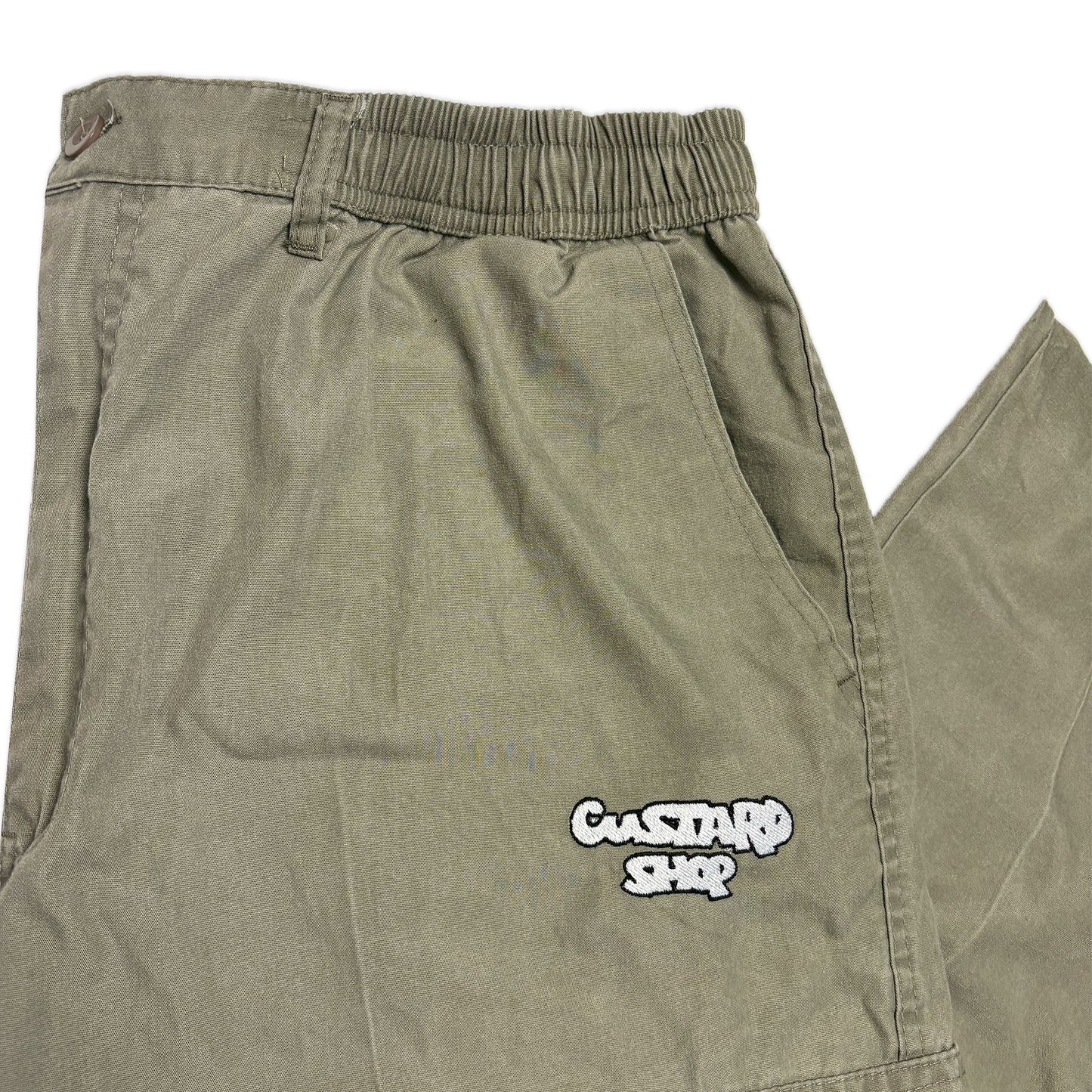Custard Reclaimed Cargo Trouser | Size Large/36”