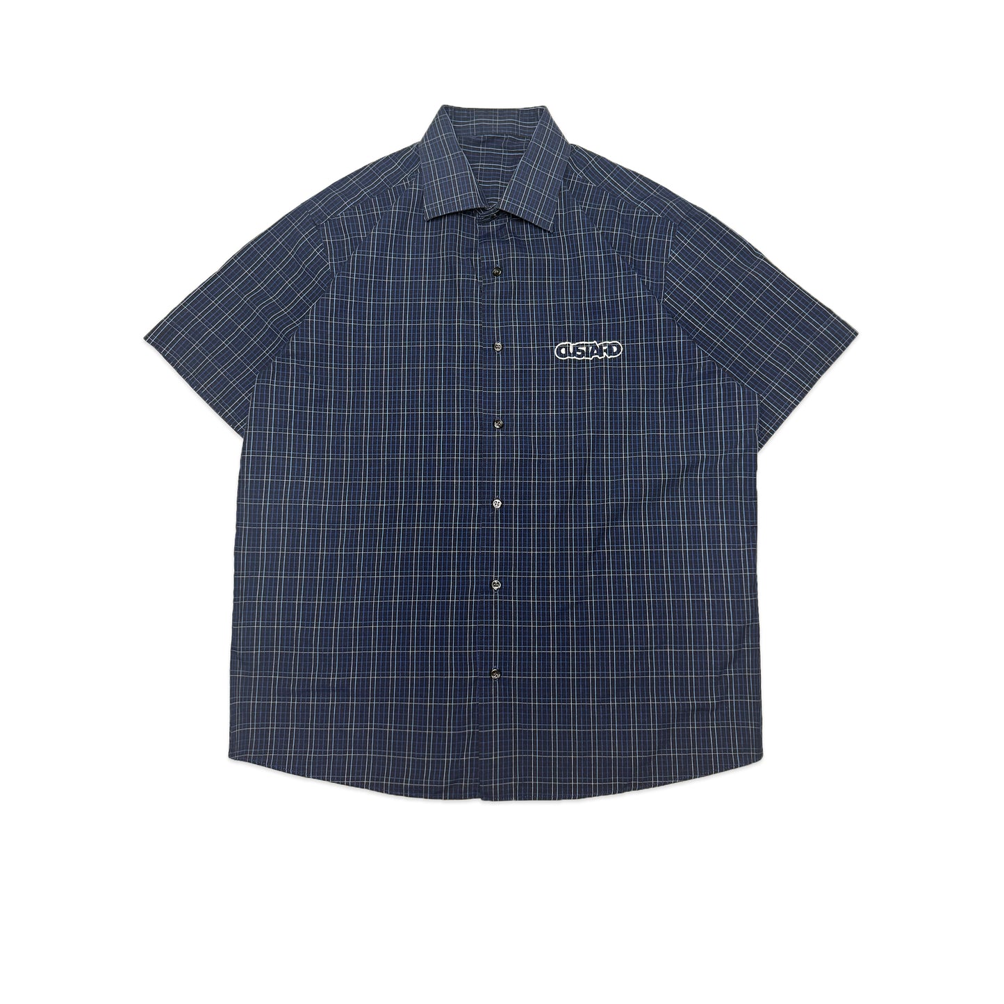 Custard Reclaimed Cheque Shirt | Size Large