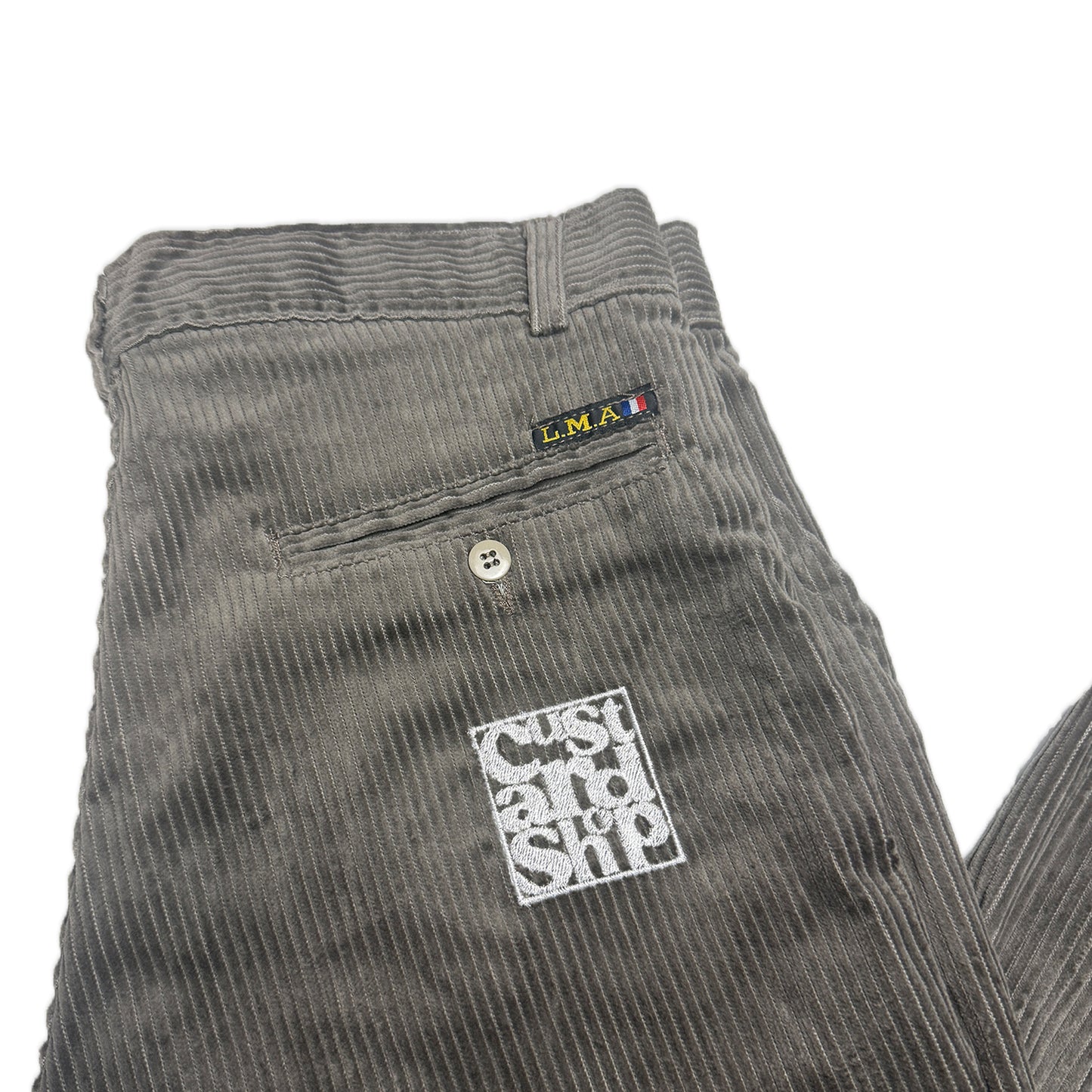 Custard Reclaimed Corduroy Trousers | Size 30”x31”