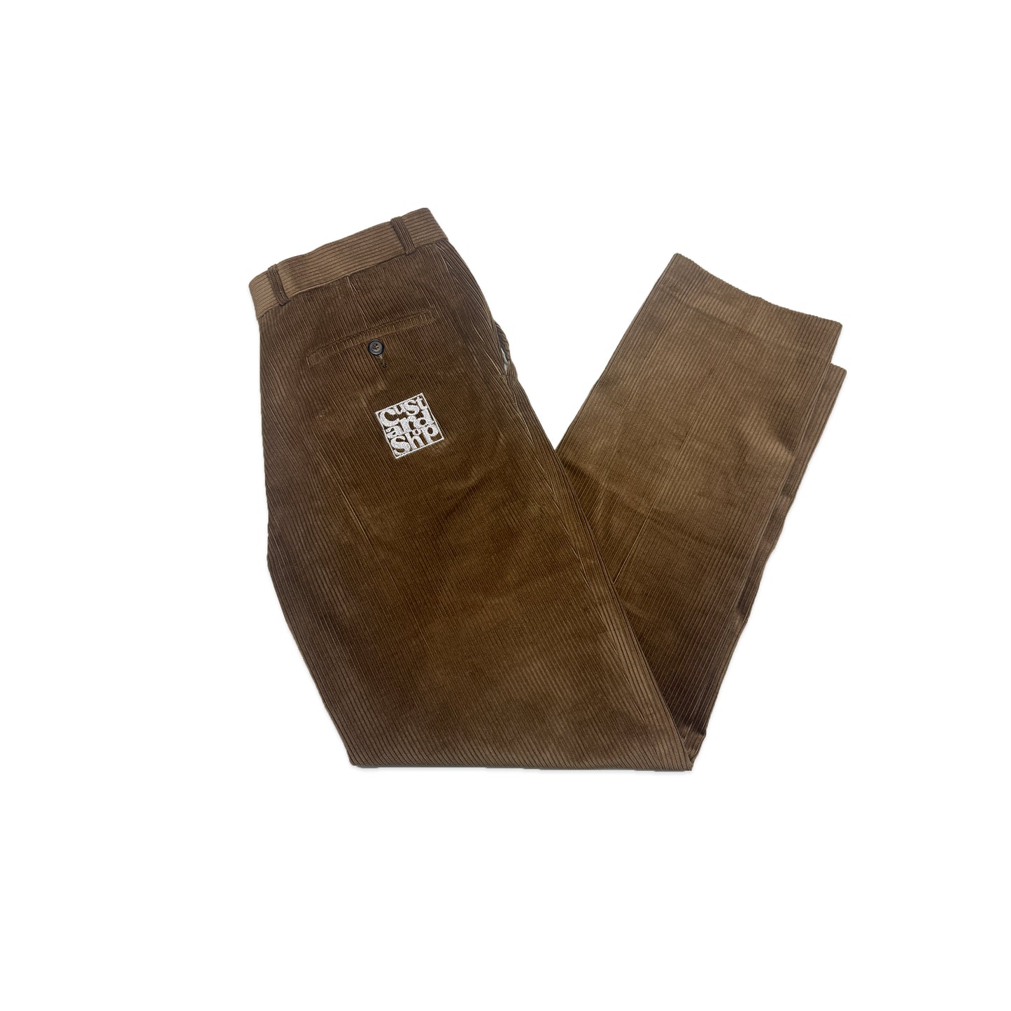Custard Reclaimed Corduroy Trousers | Size 28”x30”