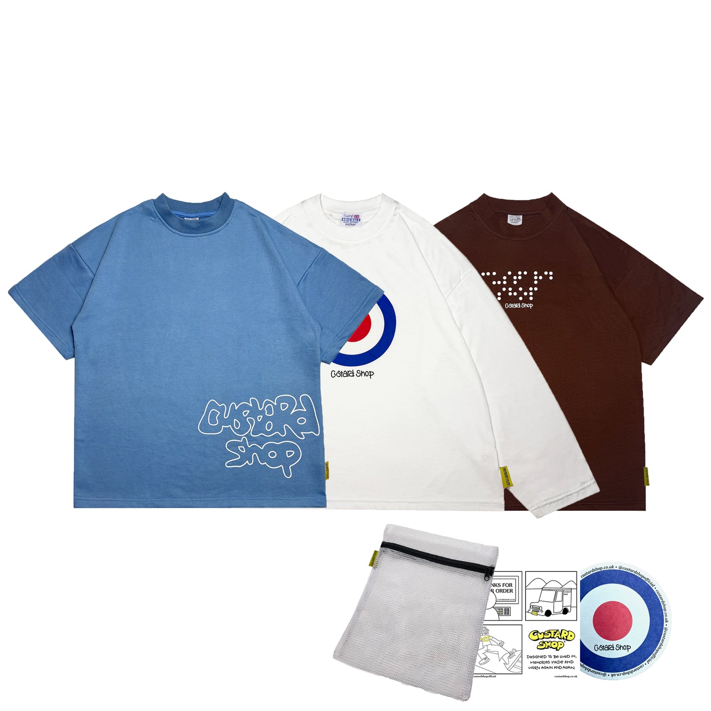 Custard T-Shirt Bundle | Originals Set
