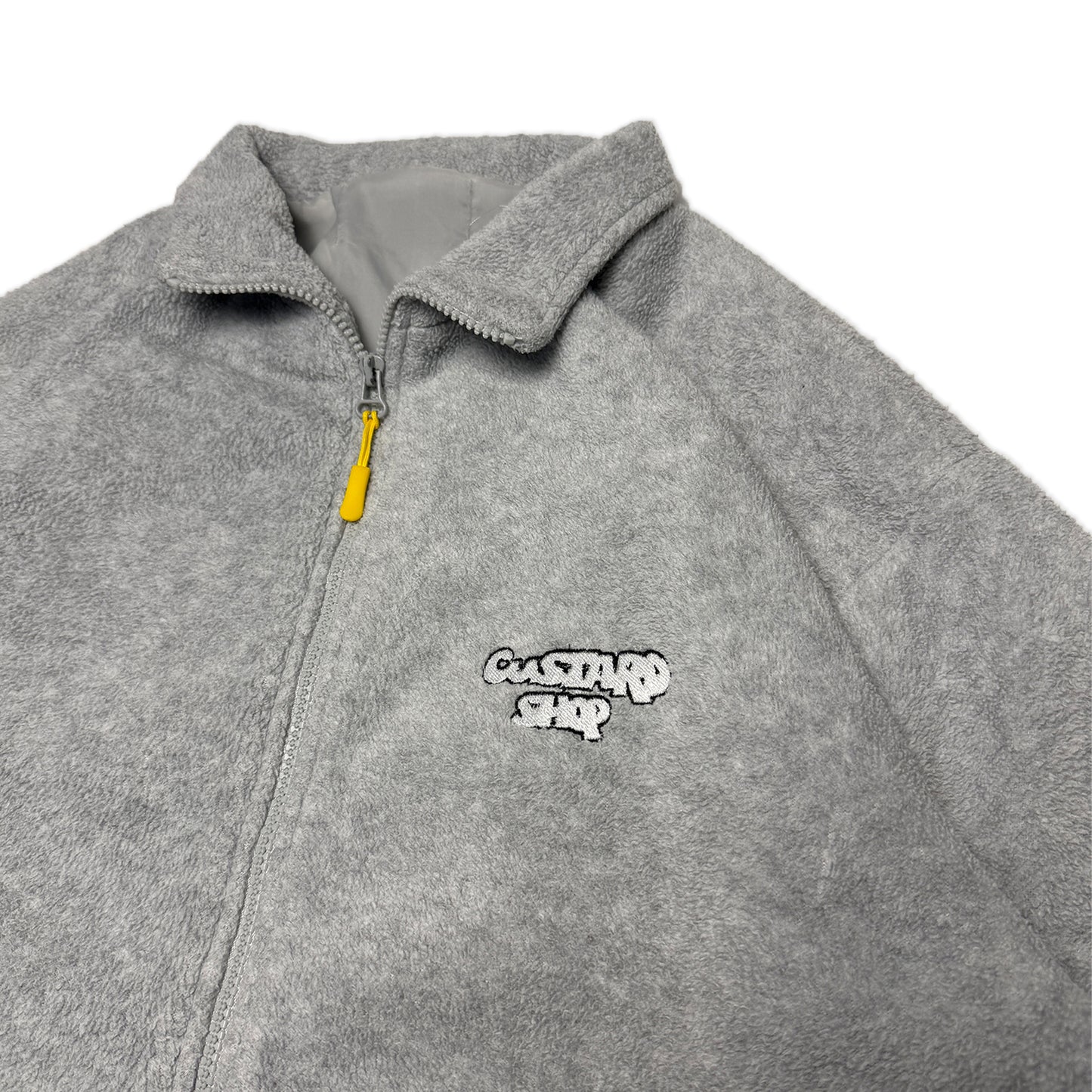 Custard Reclaimed Zip-up Fleece | Size Large