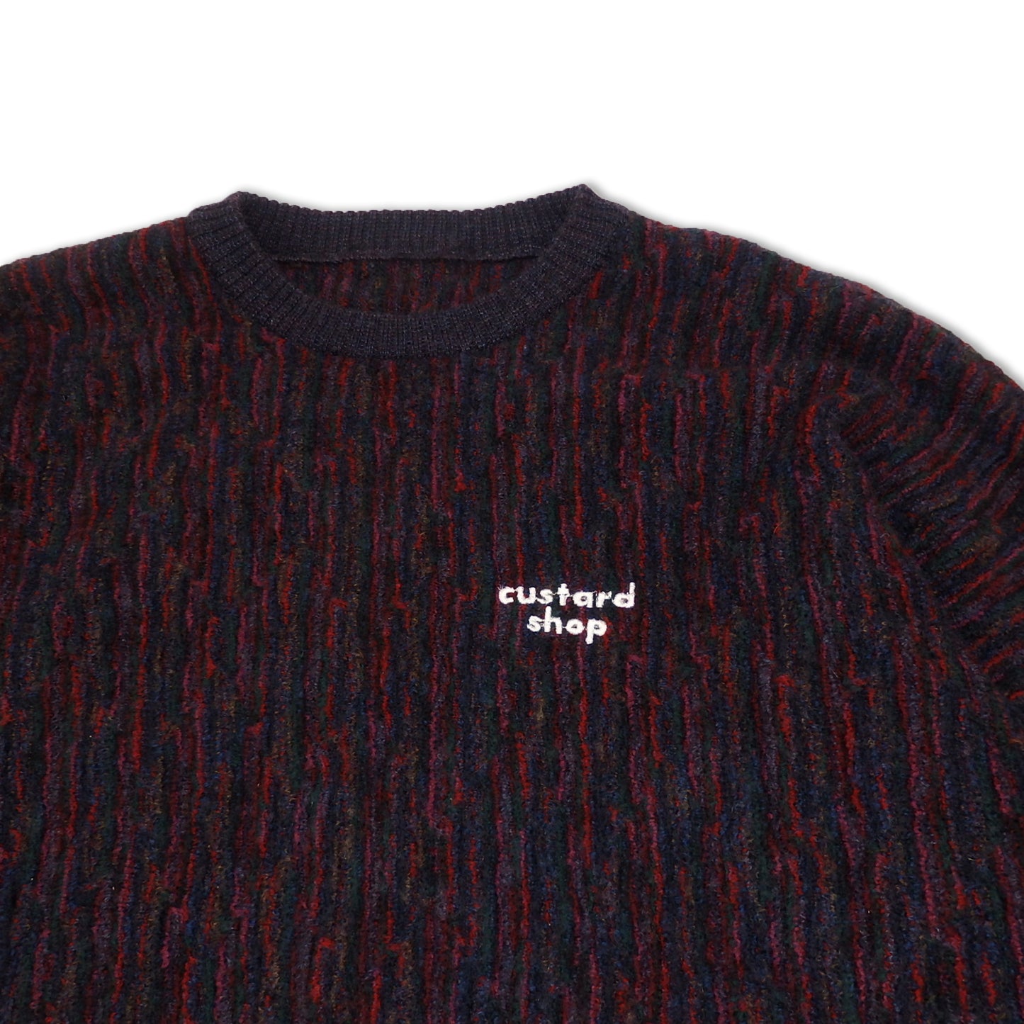 Custard Reclaimed Knitted Jumper | Size Medium