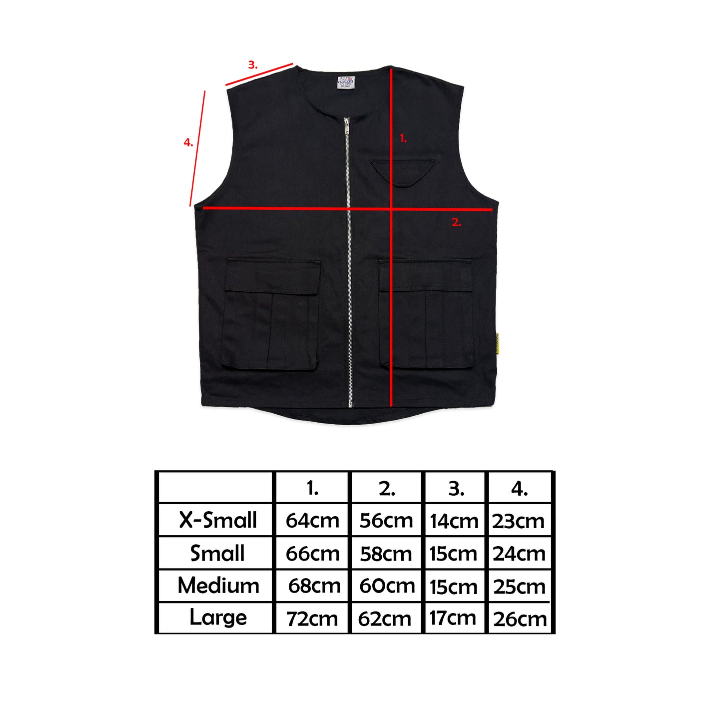 Hackney Utility Gilet | Black