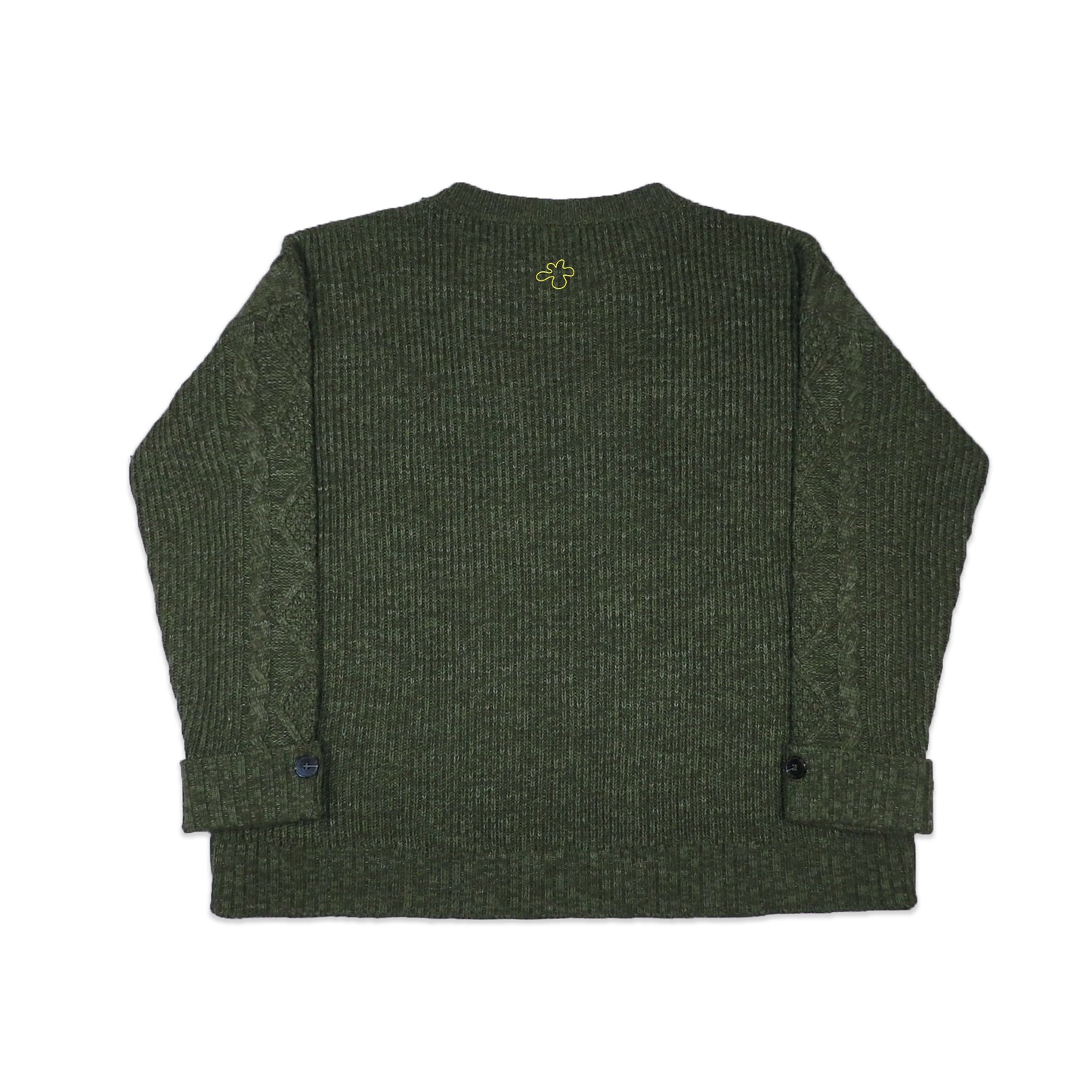 Custard Reclaimed Knit Jumper | Size XL