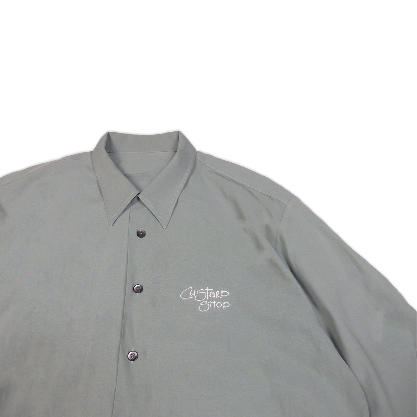 Custard Reclaimed Green Soft Touch Shirt | Size Medium