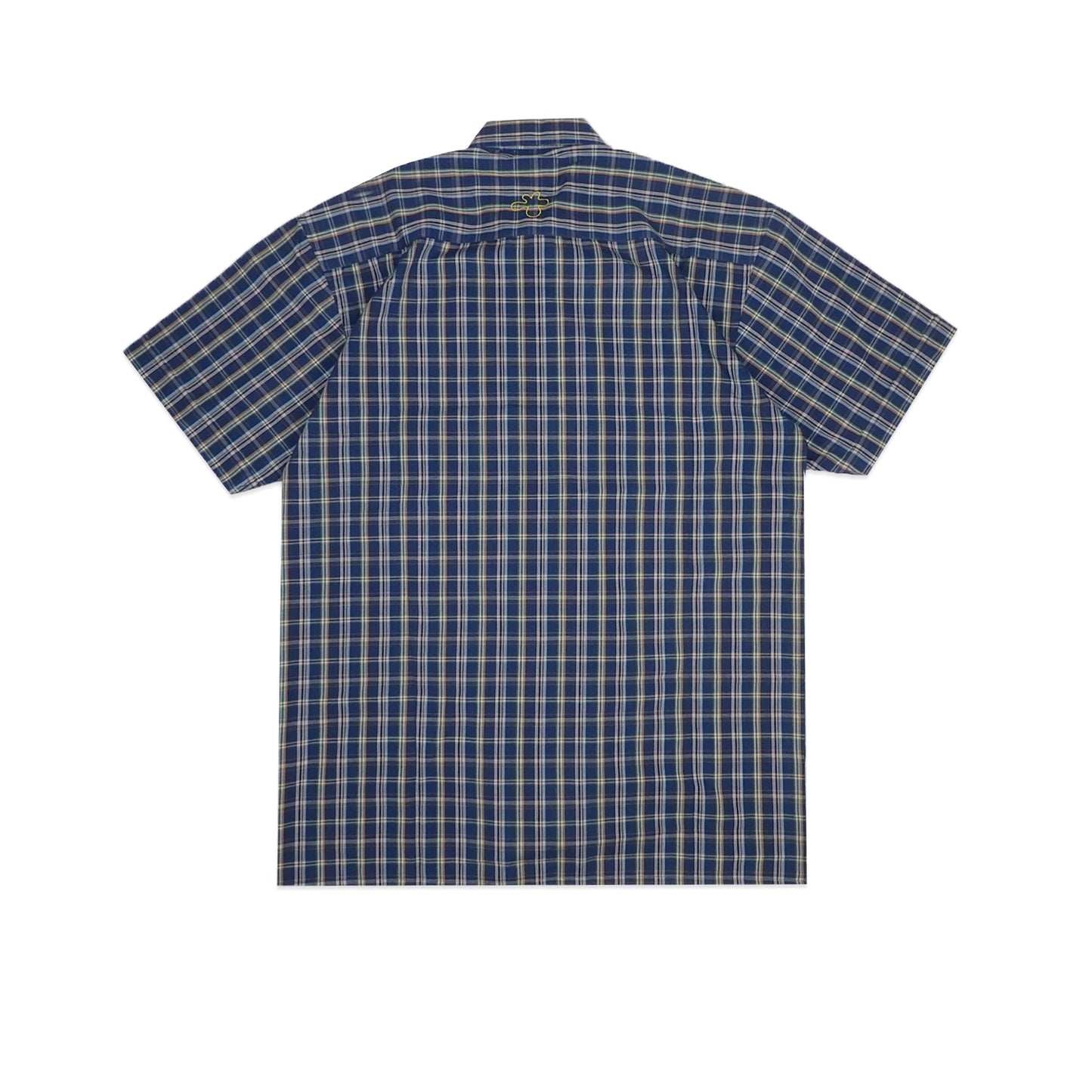 Custard Reclaimed Check Shirt | Size Medium