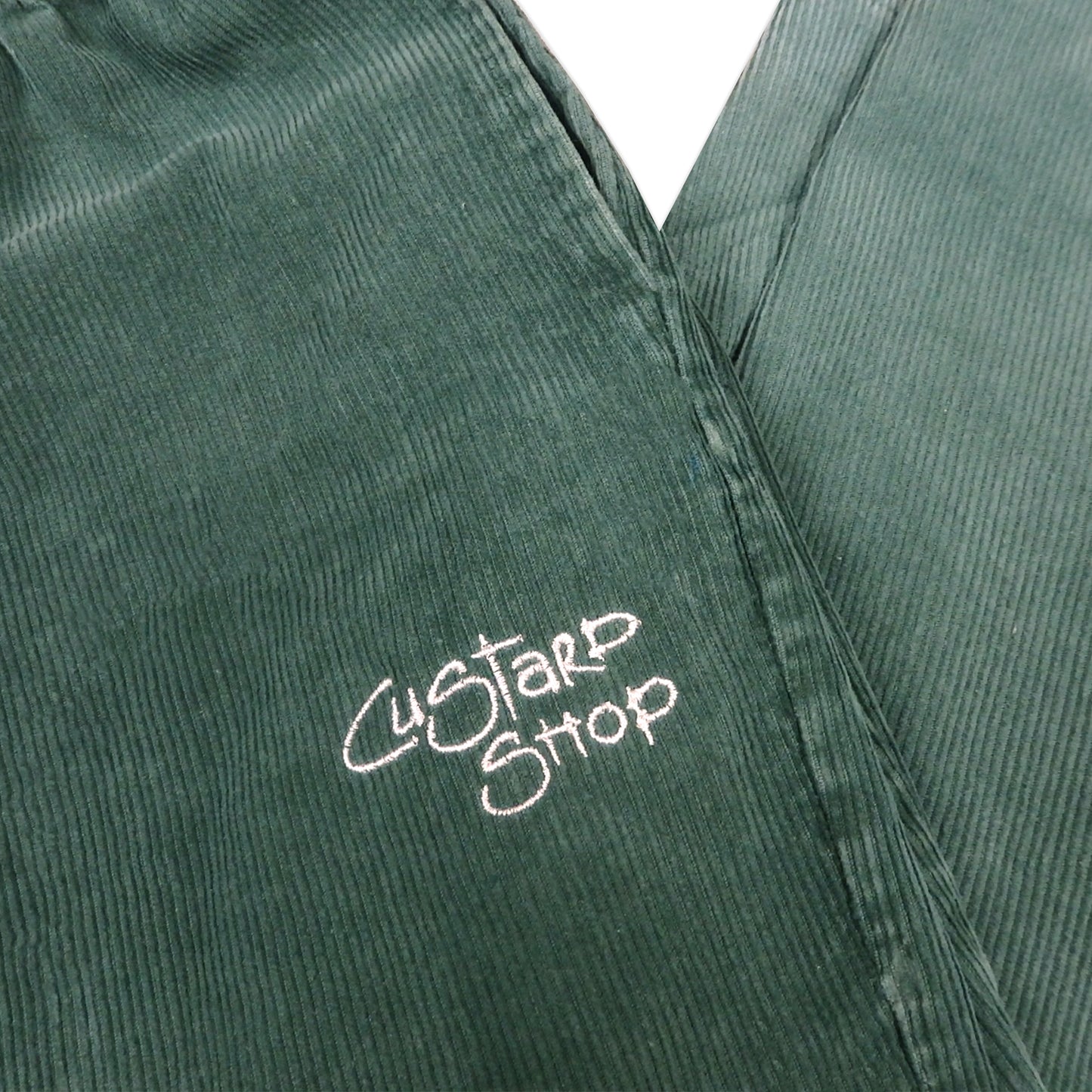 Custard Reclaimed Green Corduroy Trouser | Size "32