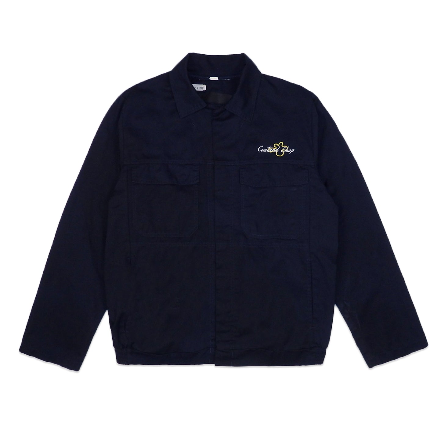 Custard Reclaimed Navy Worker Jacket | Size Medium