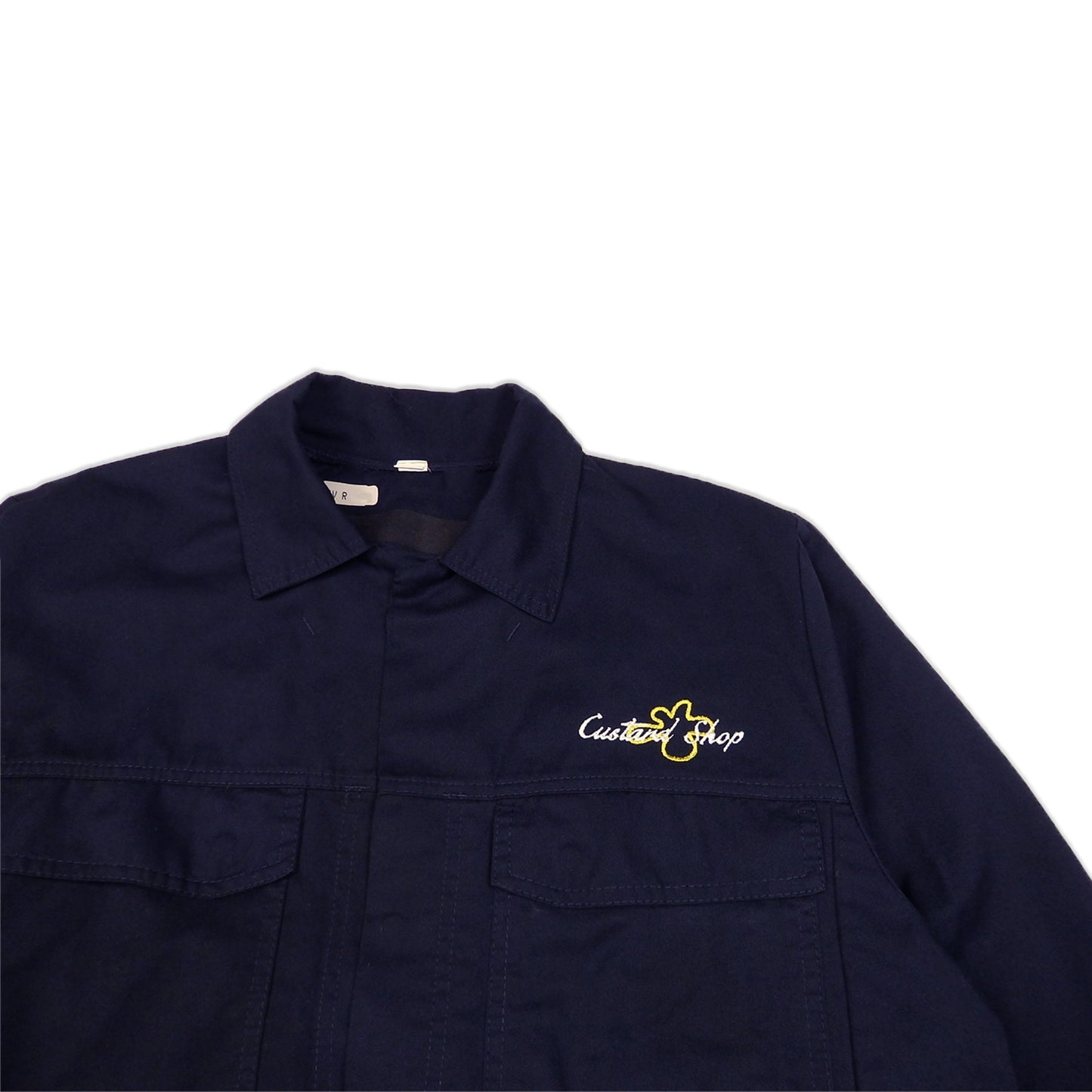 Custard Reclaimed Navy Worker Jacket | Size Medium