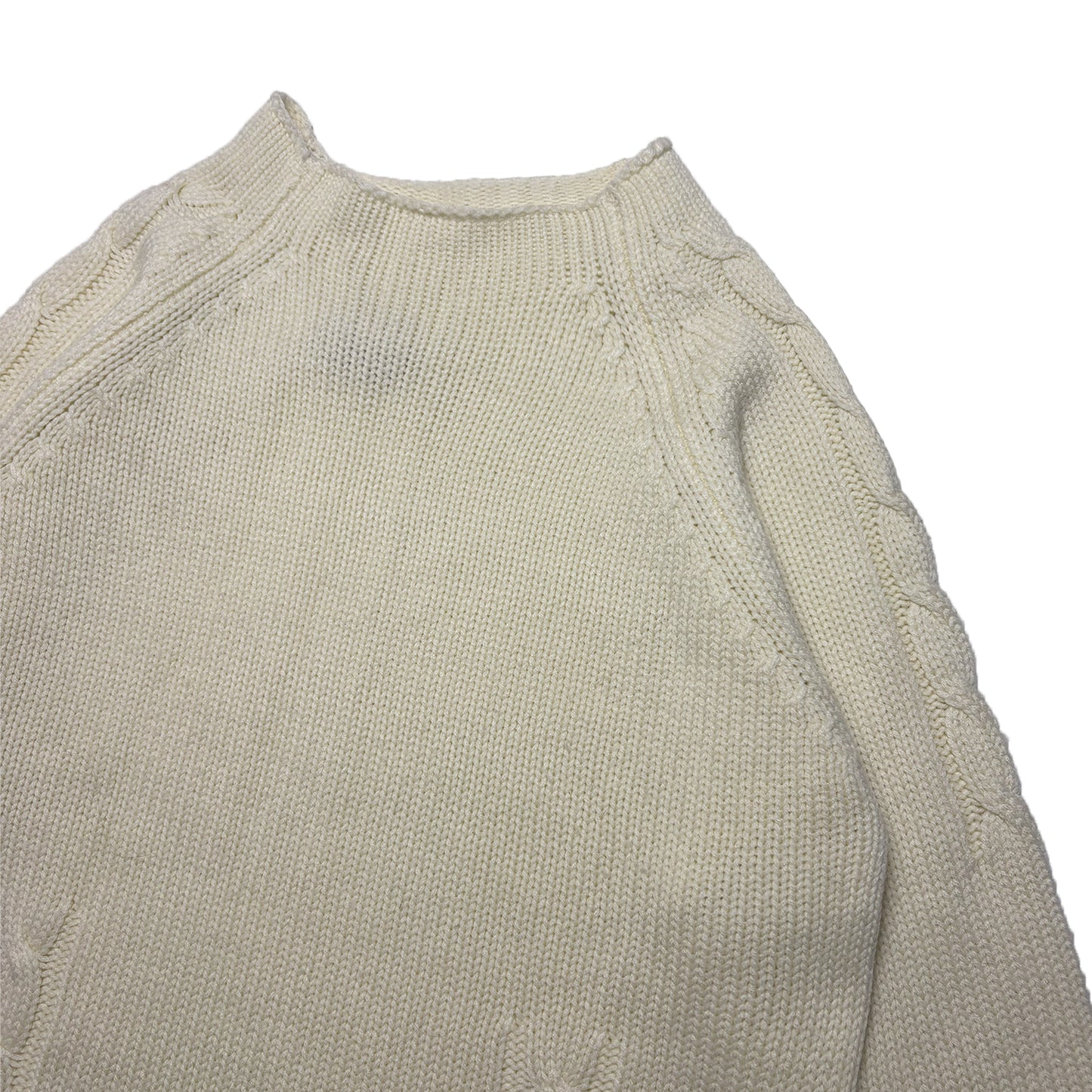 Custard Reclaimed Knit Jumper | Size Medium