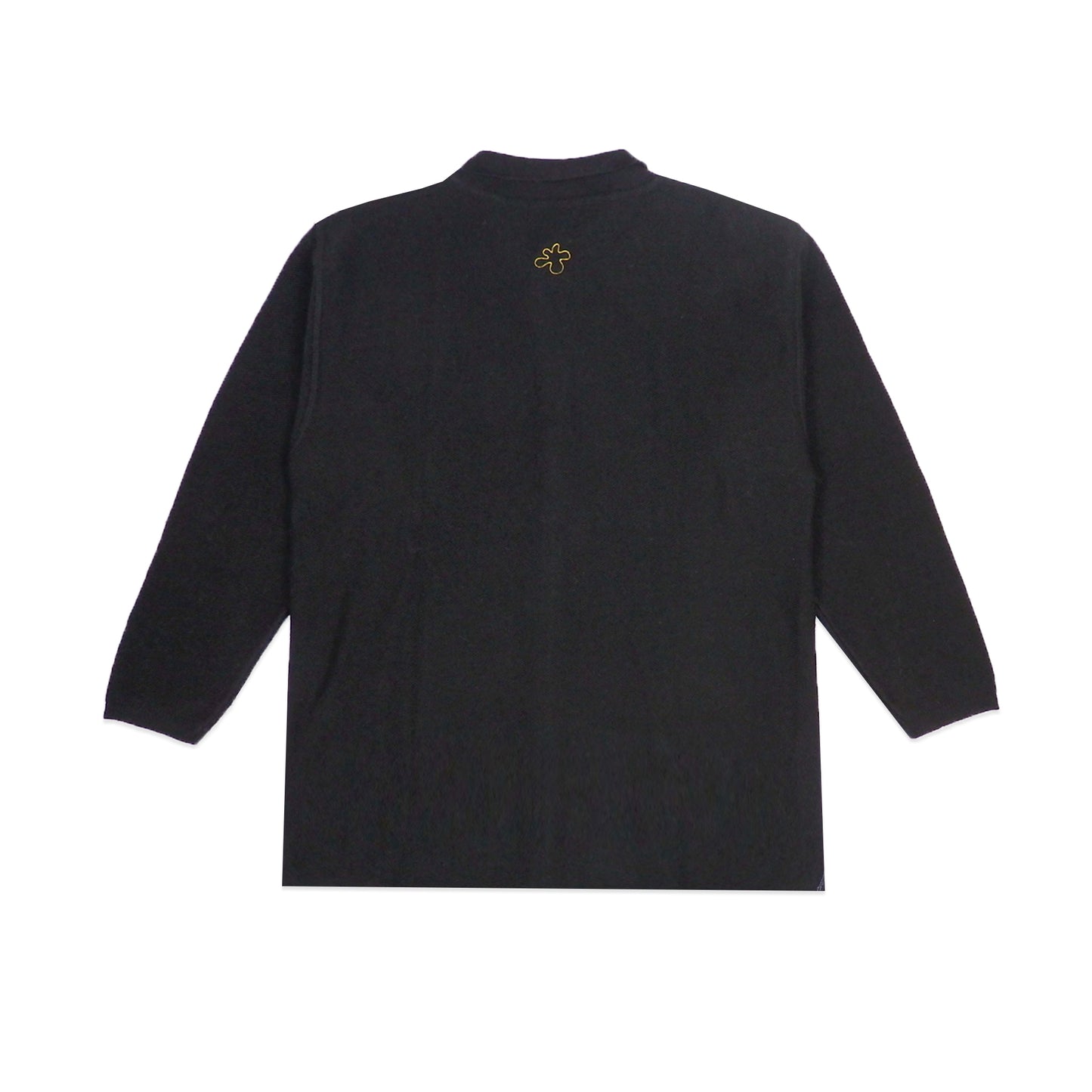 Custard Reclaimed Knit Button Polo | Size Large