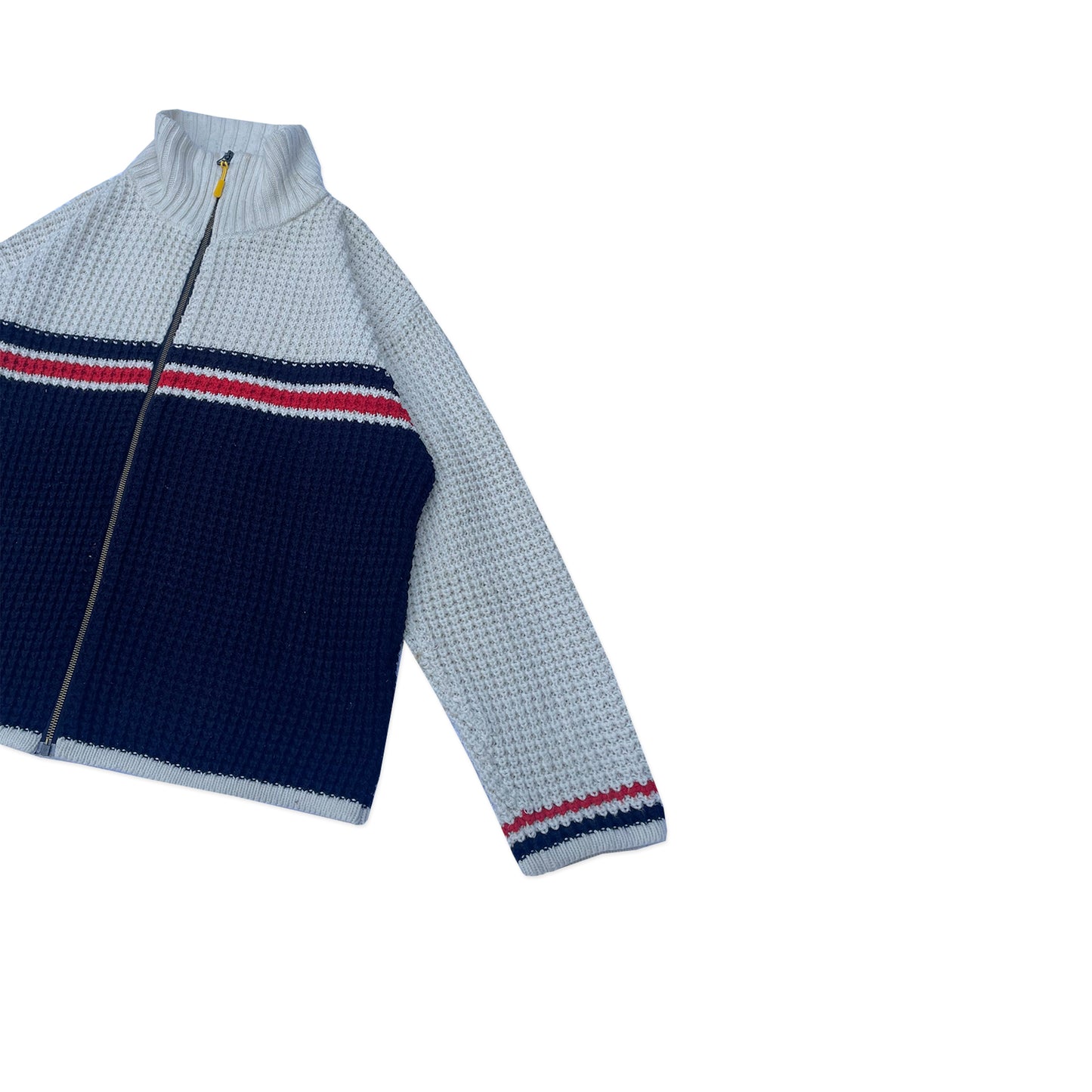 Custard Reclaimed Heavy Knit Cardigan | Size Large