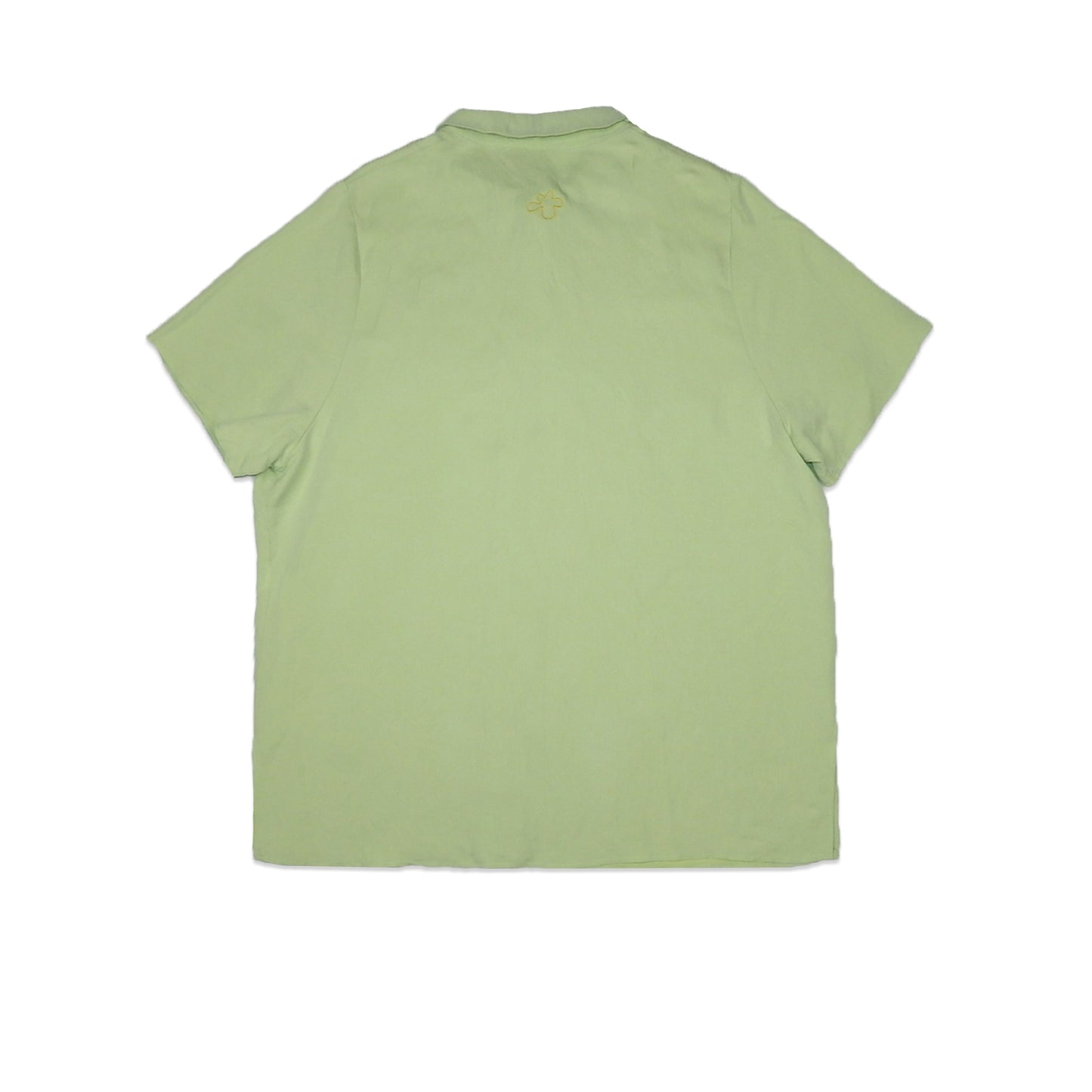 Custard Reclaimed Light Green Box-Fit Shirt | Size XL