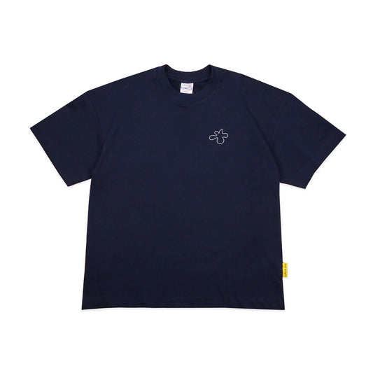 Embroidered Heavyweight T-Shirt | Navy