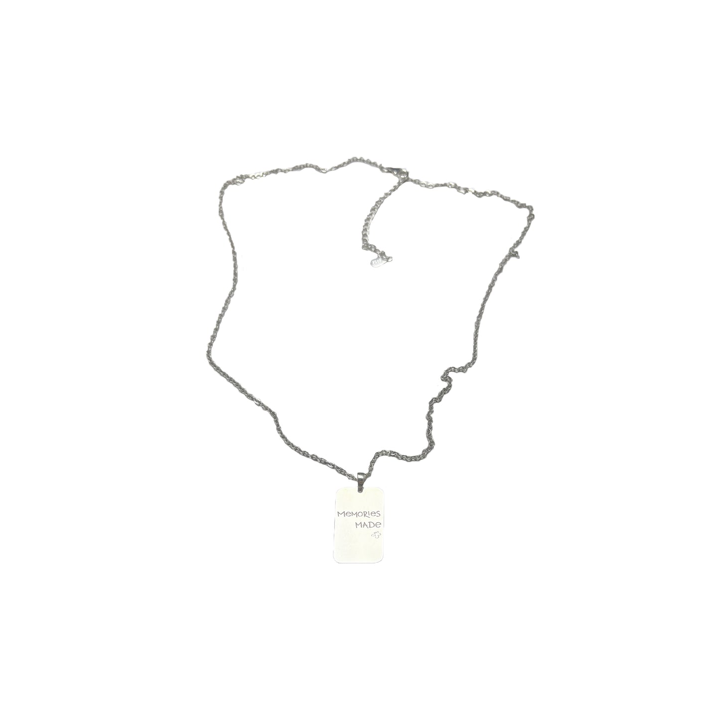 Memories Made Necklace | Silver