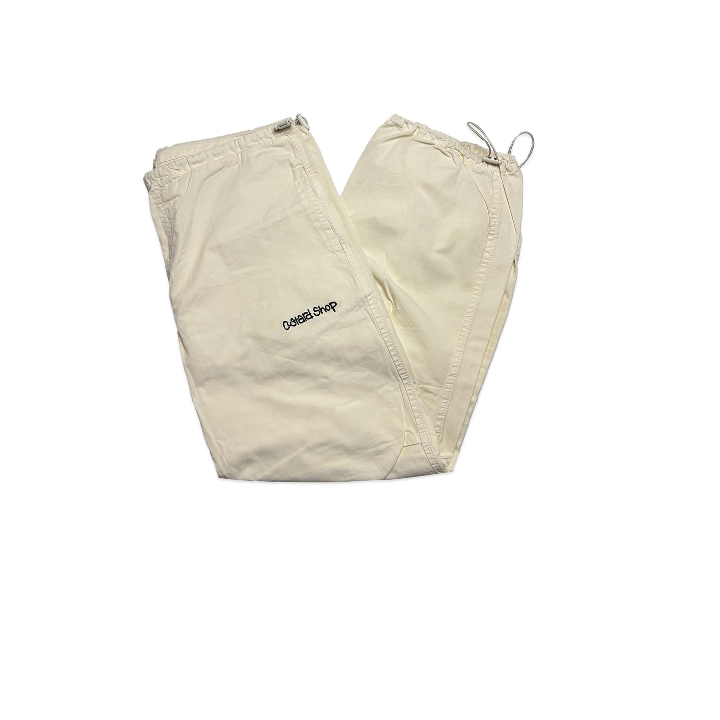 Custard Reclaimed Parachute Pant | Size Medium