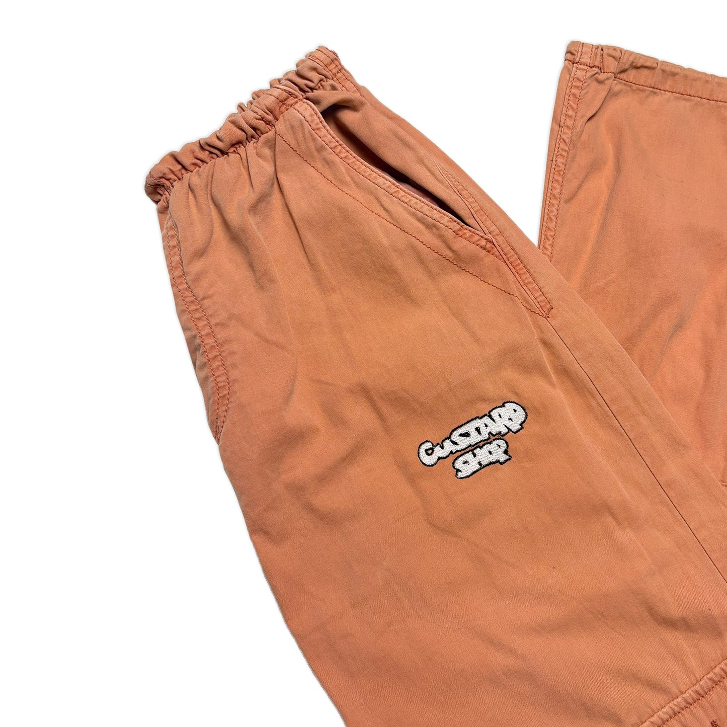 Custard Reclaimed Parachute Trouser | Size 30”
