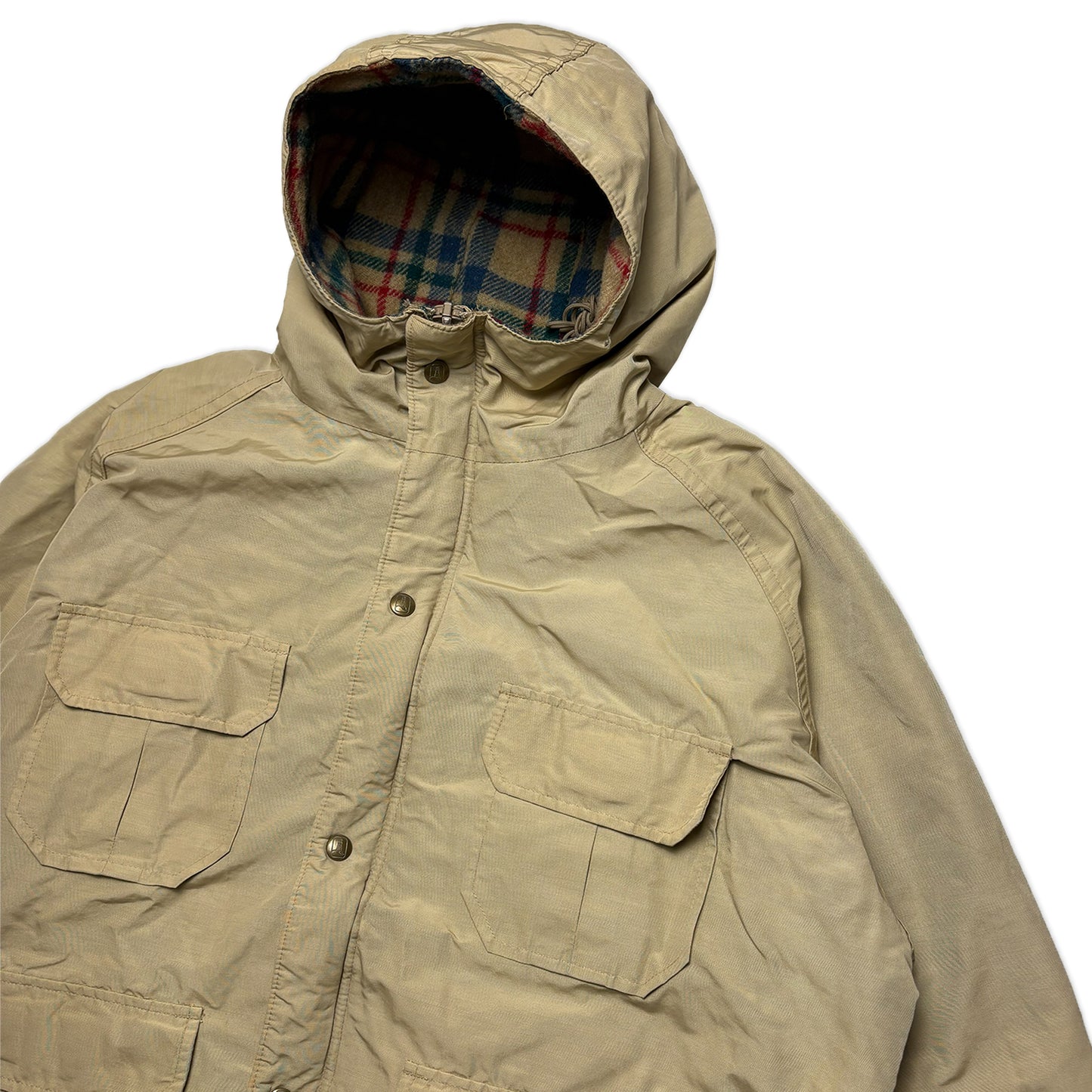 Custard Reclaimed Utility Parka Coat | Size Large
