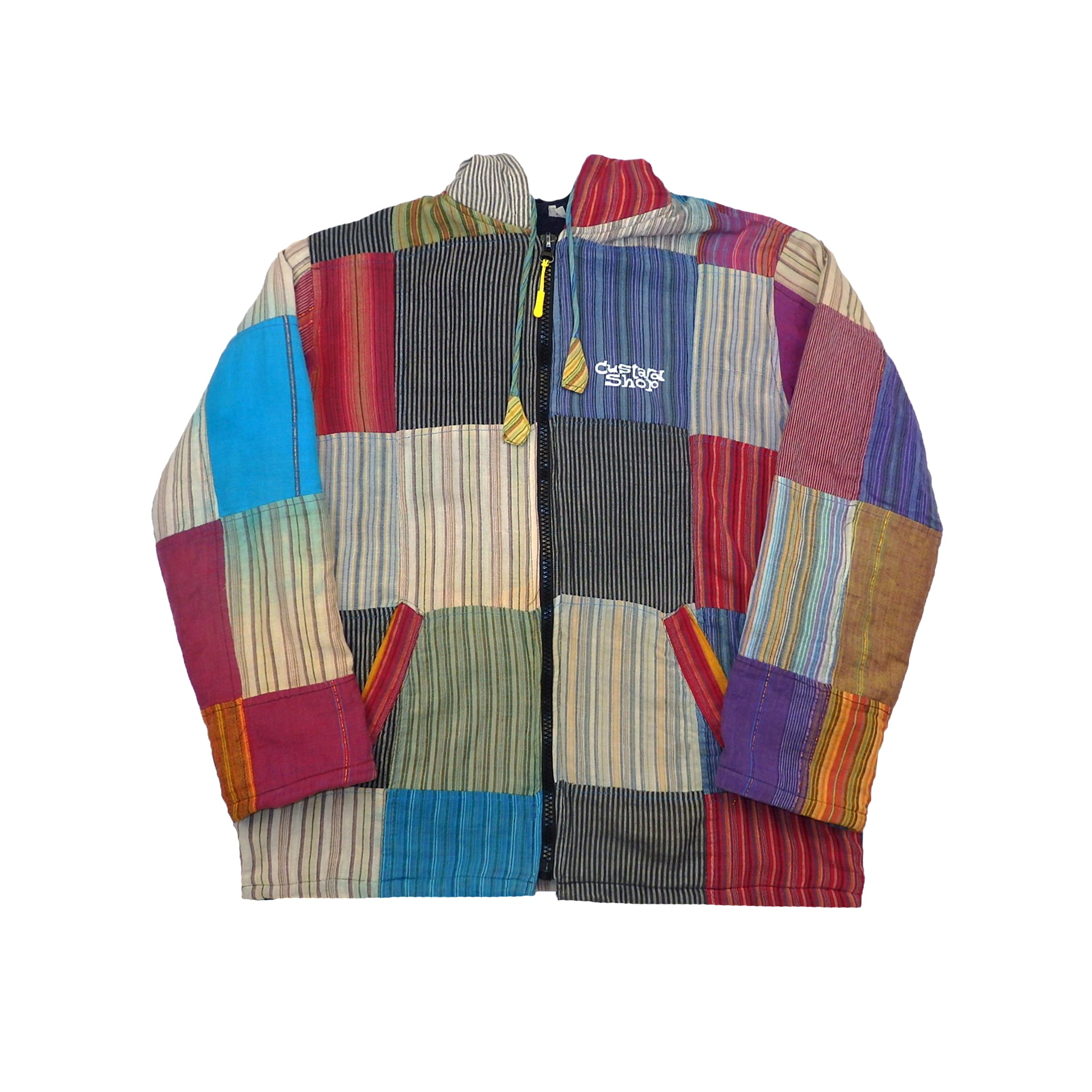 Custard Reclaimed Patchwork Jacket | Size Large