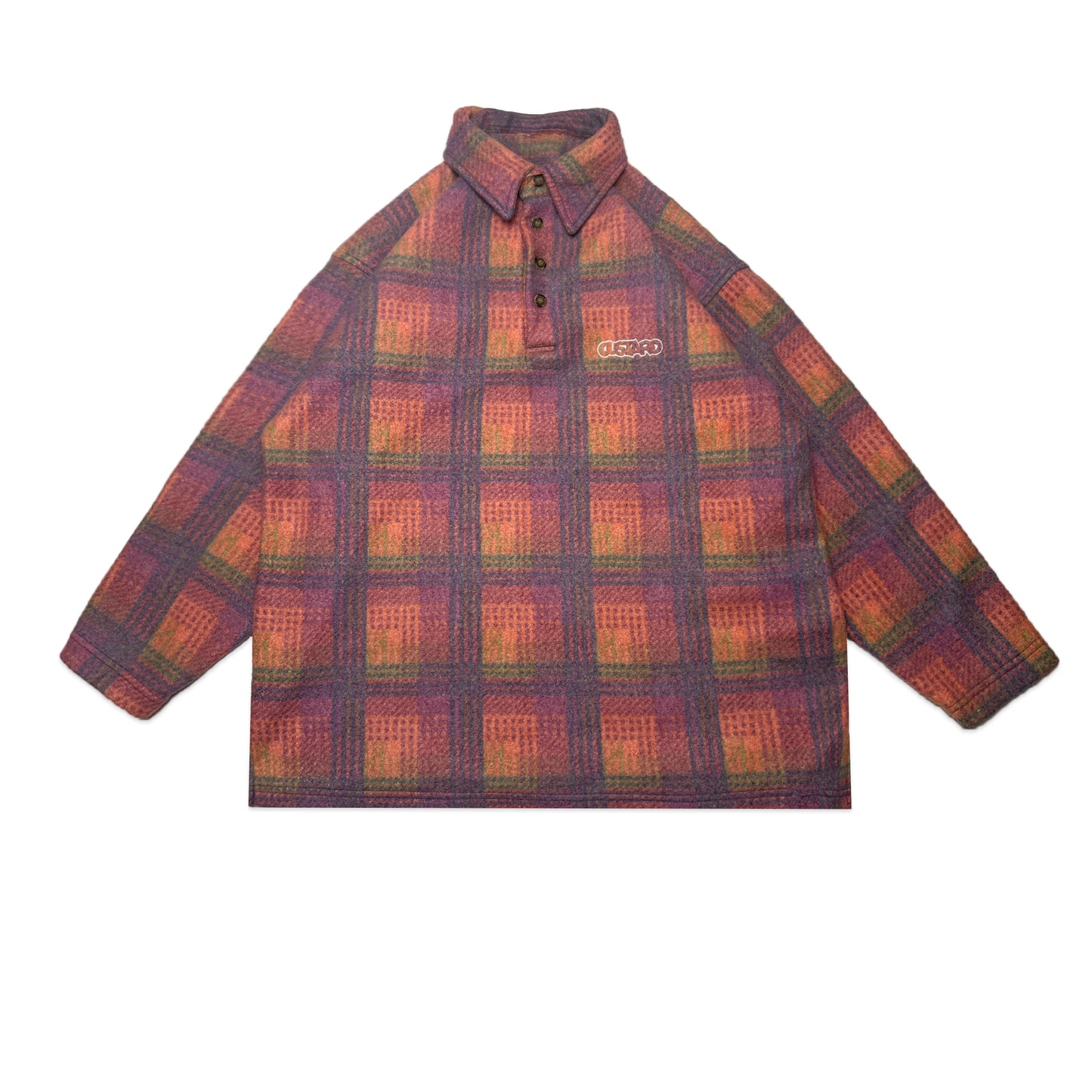 Custard Reclaimed Pattern Polo | Size Medium