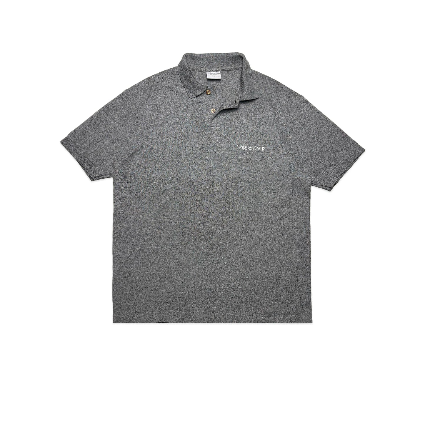 Custard Reclaimed Polo Shirt | Size Large